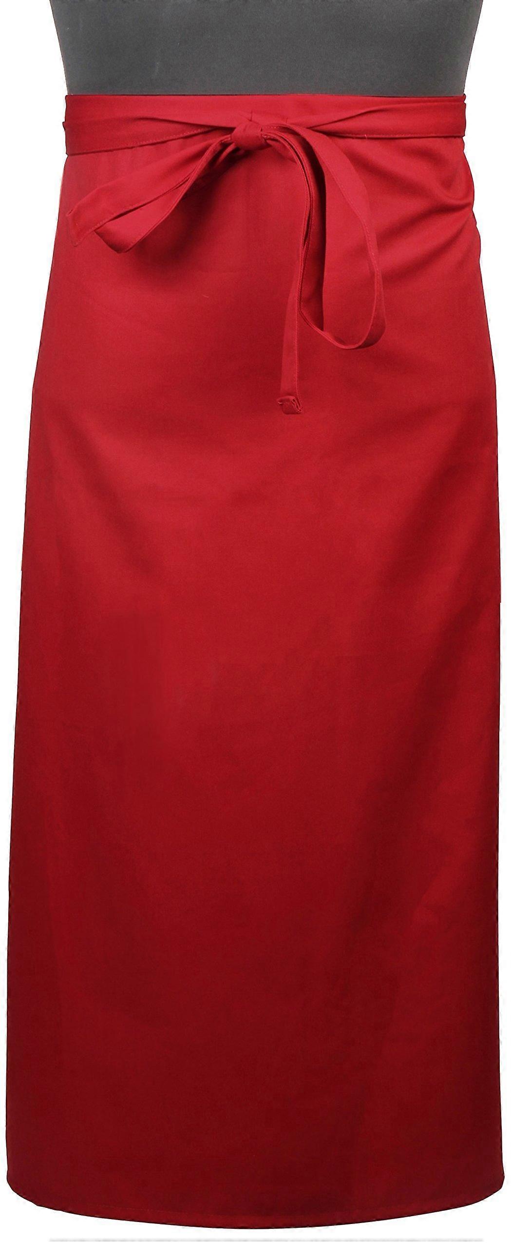 Red Apron for Cooking and Baking in Kitchen
