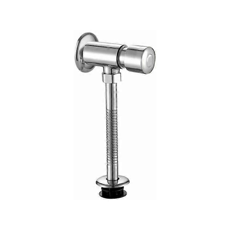 Urinal flush valve urinal flush valve chrome wall mounted button type cabinet manual delay automatic closing suitable for bathroom toilet
