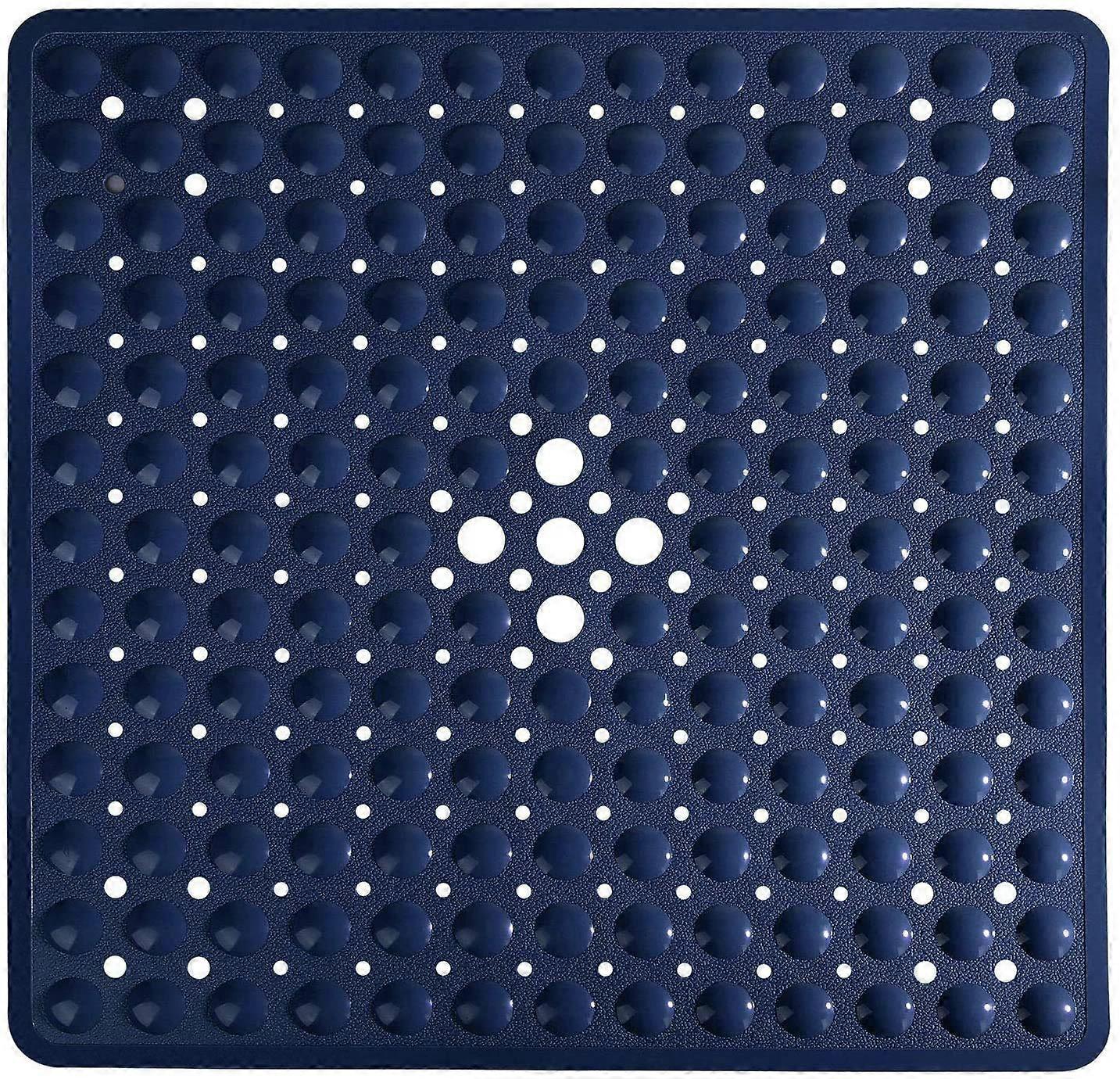 Non Slip Soft Square Shower Stall Mat for Bathroom 21x21 Inch