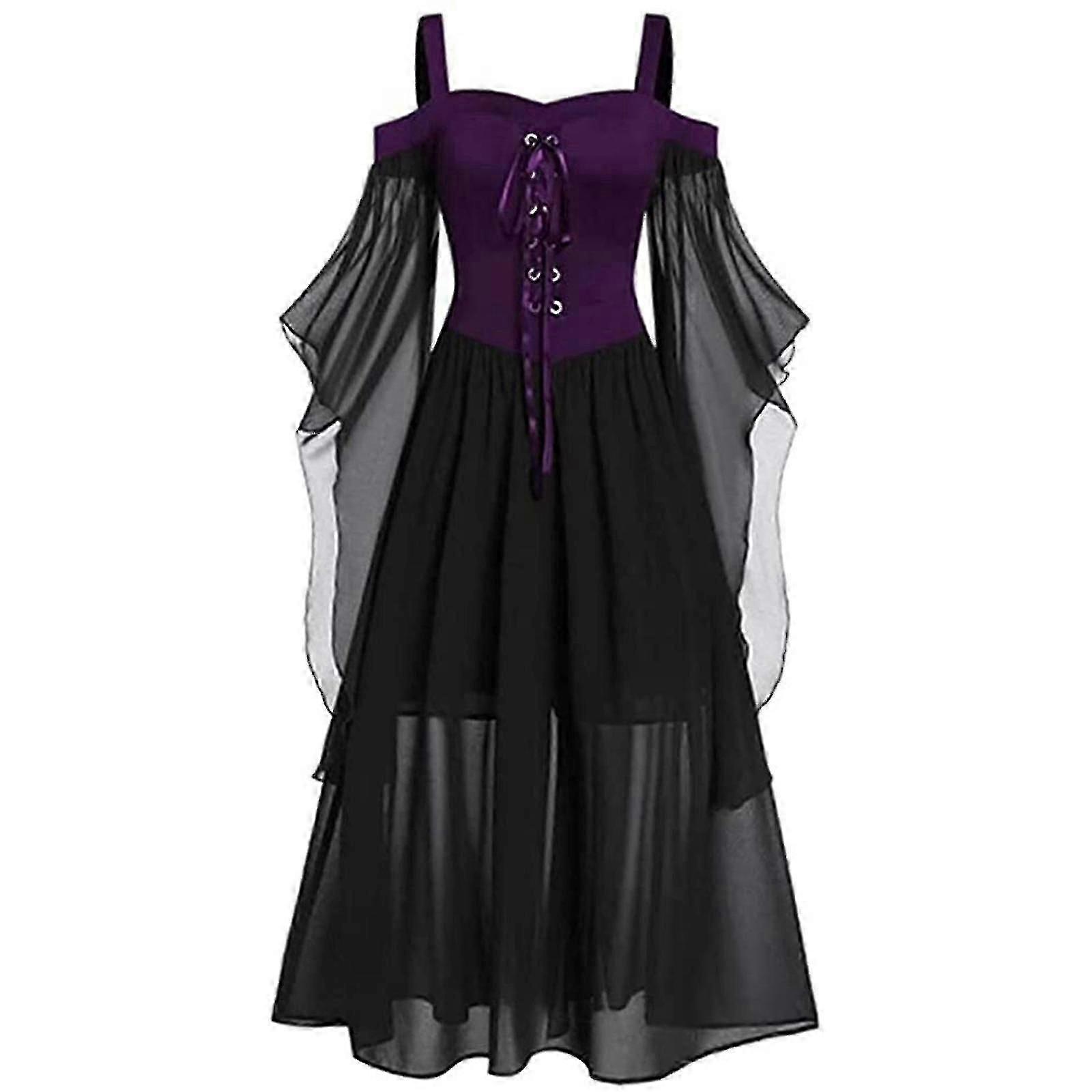 女性のオフショルダードレスハロウィーン女性の魔女コスチュームJB5-2