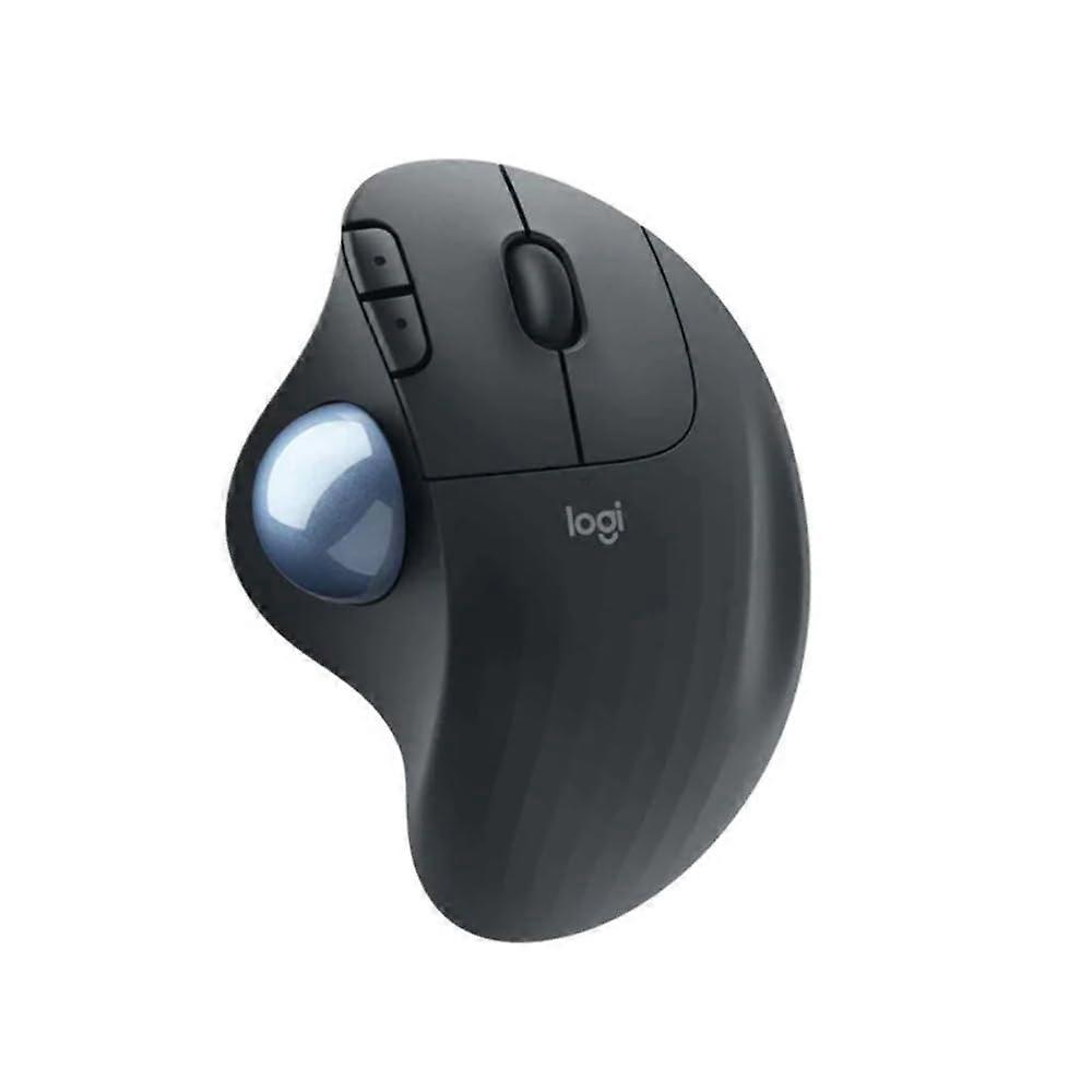 Ergo M575 Wireless Trackball, Ergonomic Comfort Design, Optical Wireless up 33 to feet 2000 DPI, Bluetooth Technology - 910-005869 (Black) (Reed)
