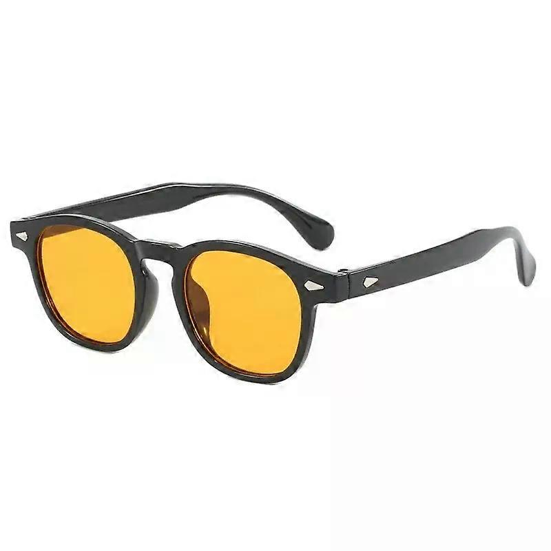 Vintage Oval Classic 4 Small Ding Stylish Decorative Sunglasses for Men and Women