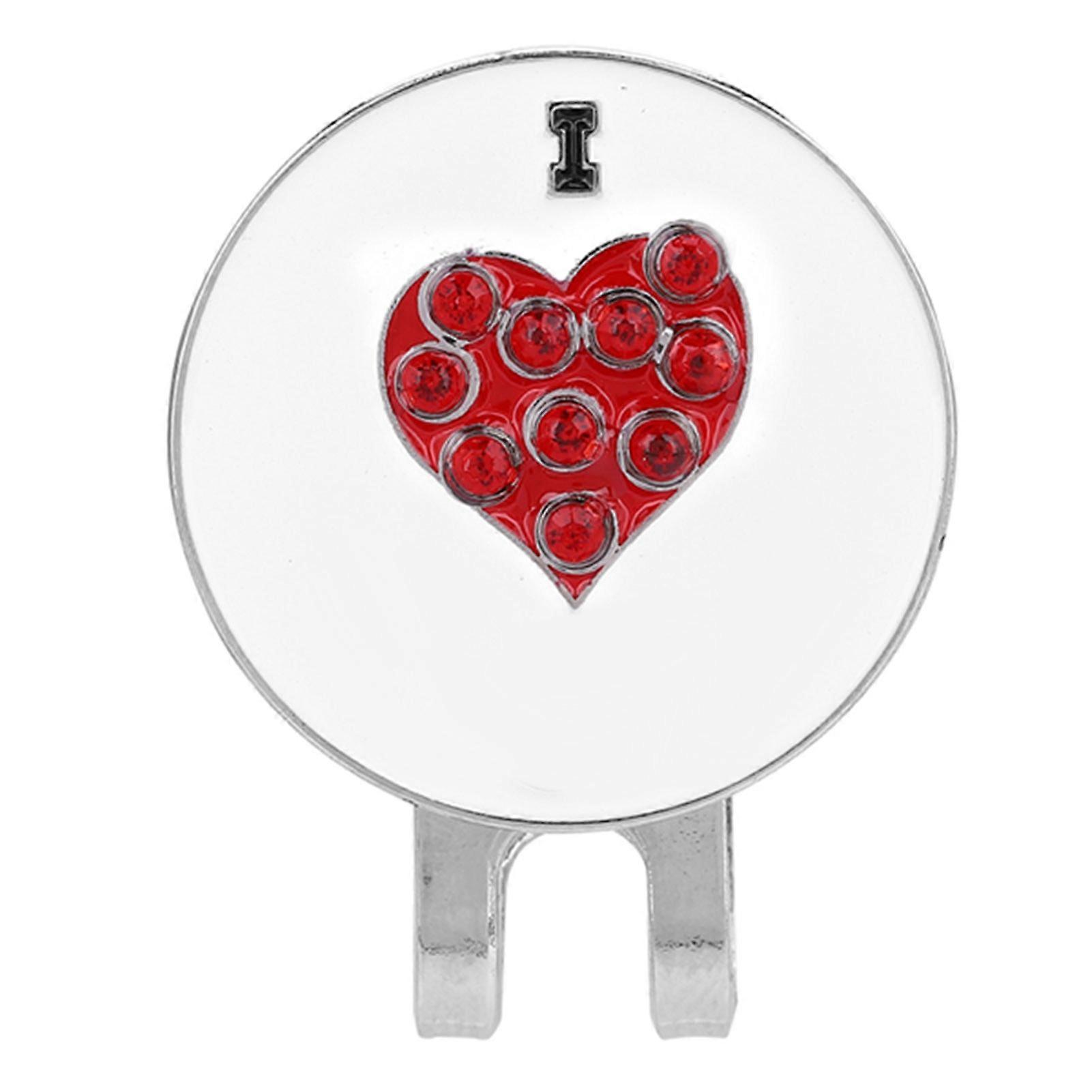 Durable Metal Golf Mini  Marker Golfer Hat Visor Clip Accessory