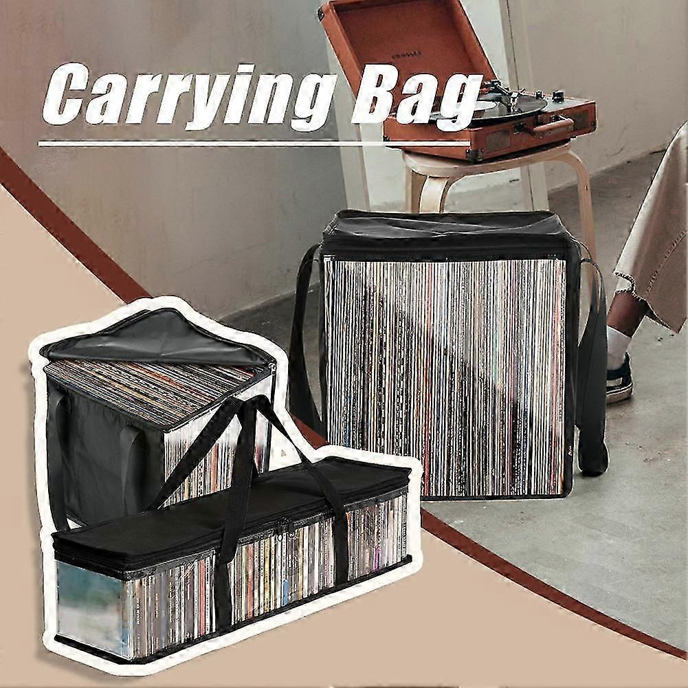 Carrying Bag Portable Portable Storage Bag PVC Record Storage Bag