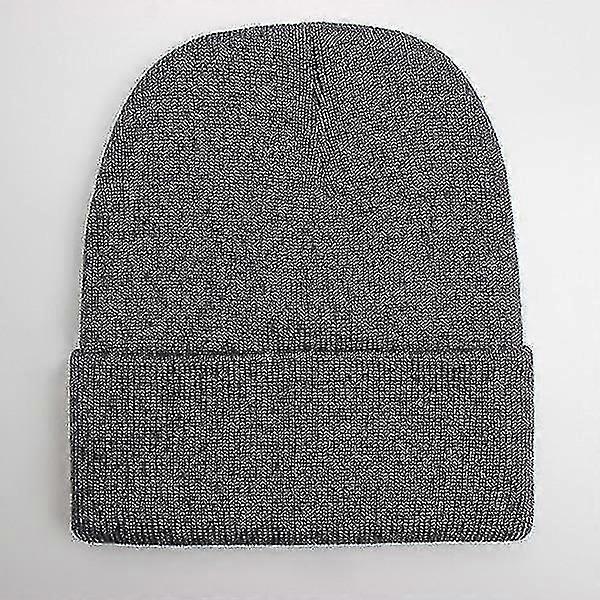 Autumn/winter Wool Blends Soft Warm Knitted Cap
