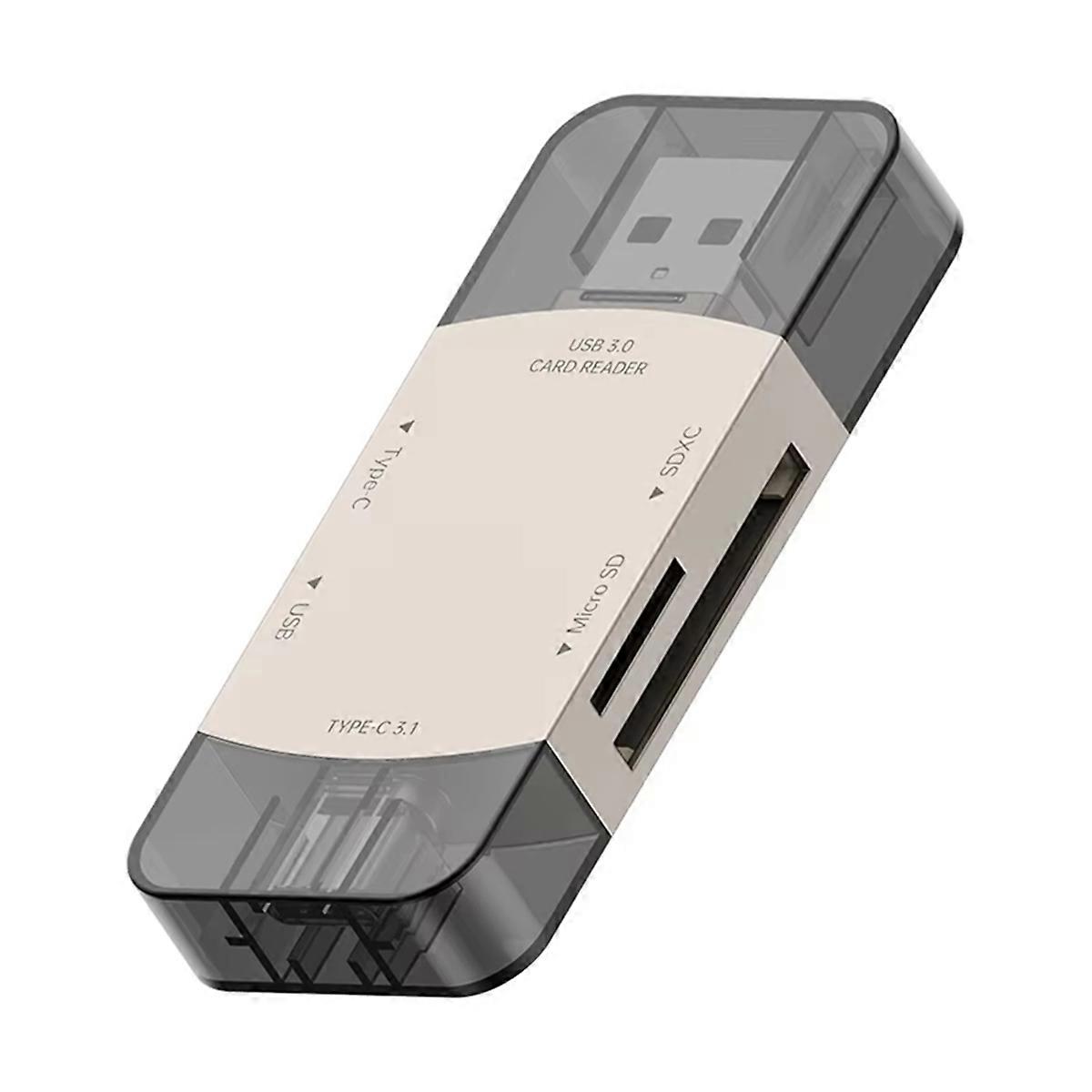 6in1 OTG SD Card Reader Type-C 3.1 to USB Adapter USB 3.0 TF Card USB Flash Drive Card Reader for Ph
