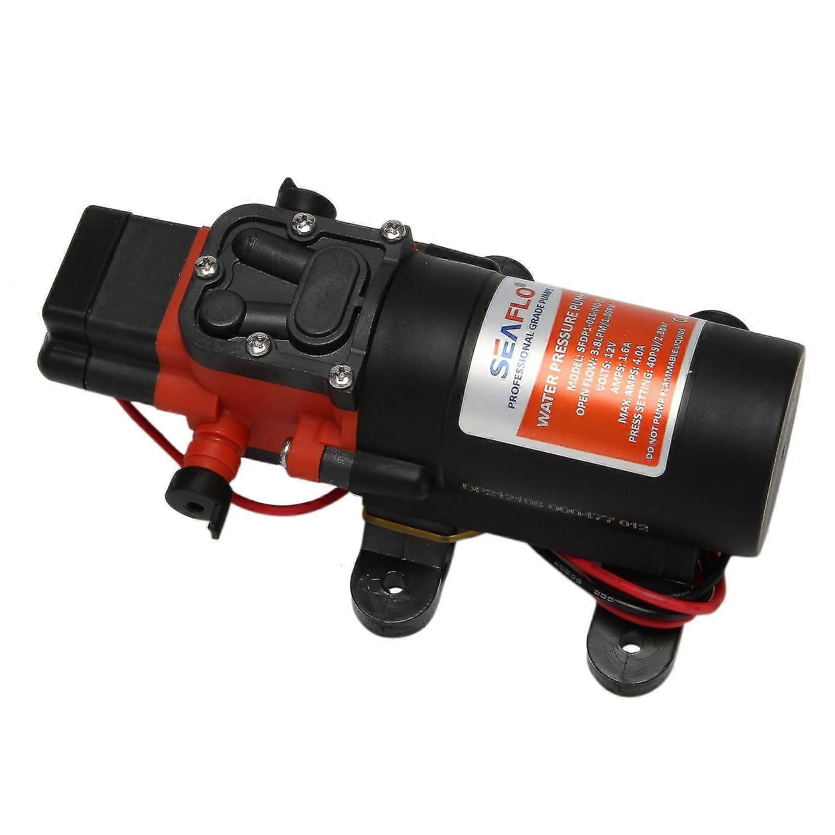 Pompa a membrana a pressione dell'acqua Seaflo 12v 3.8 LPM 1.0 GPM 40 PSI