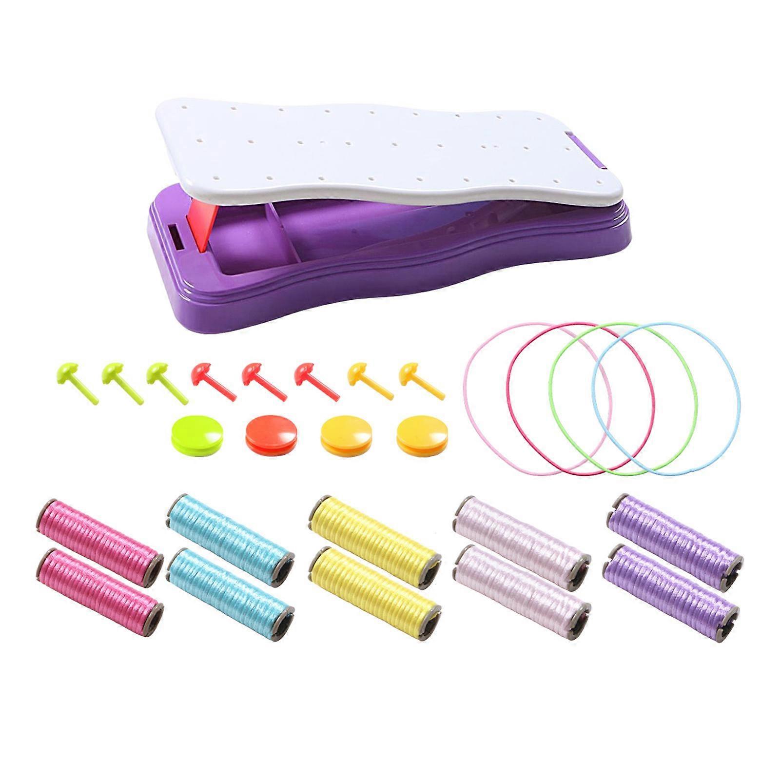 Bracelet Making Set Fancy Bracelets Maker Bracelet String for 8-10 Years Old