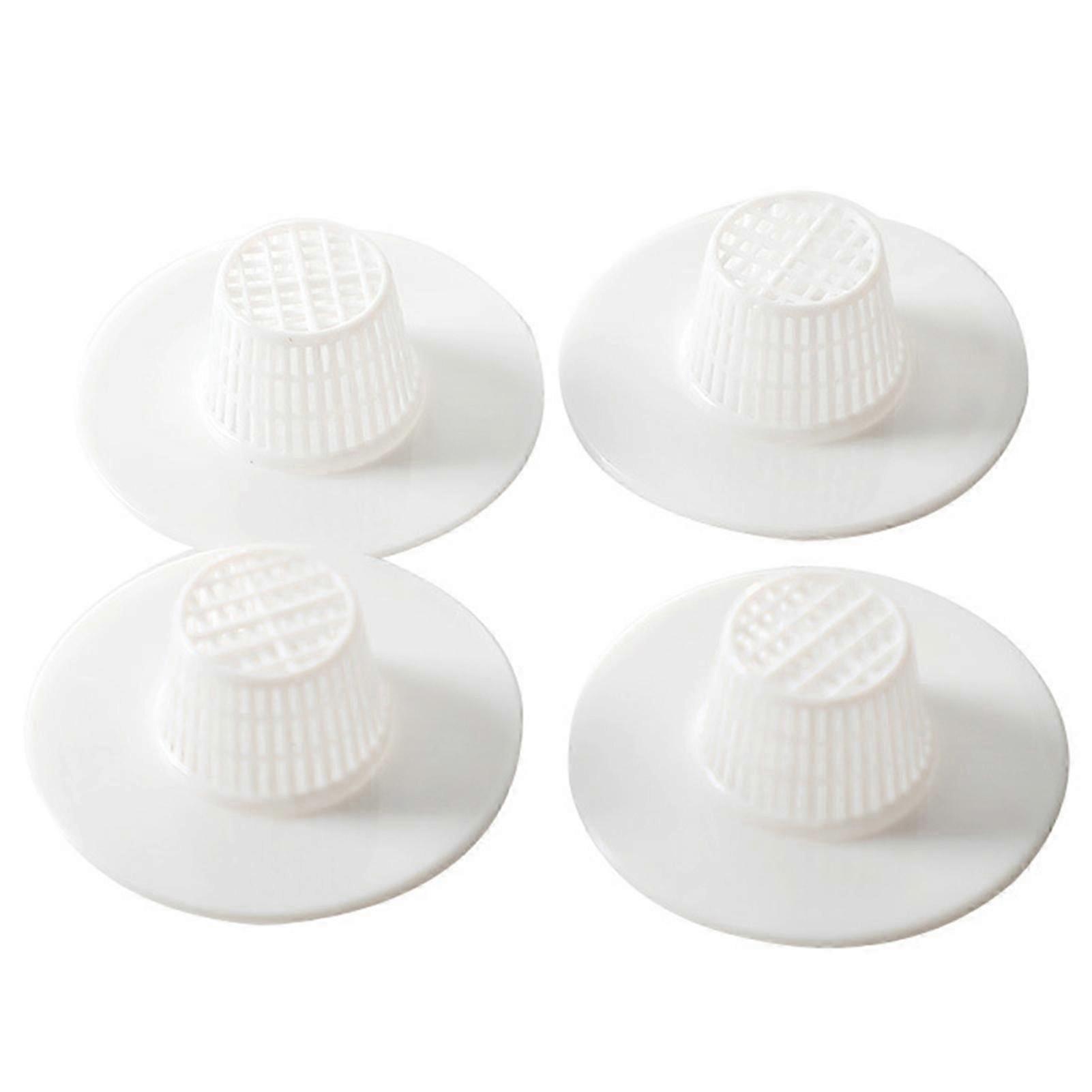 4Pcs/Set Floor Strainers Fine Mesh Removable Plastic Prevents Clogging Strainer Stoppers for Daily Use