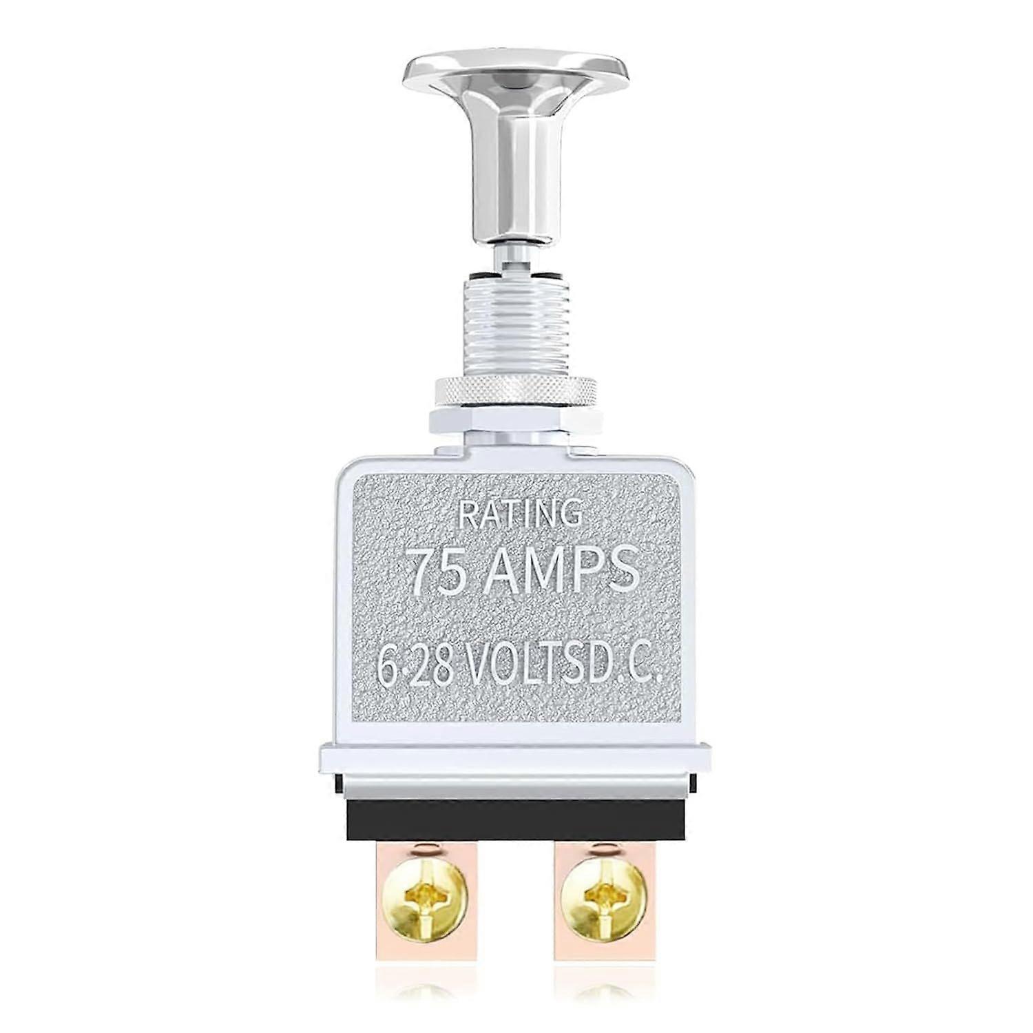 2025 High quality brand new  Push Pull Switch Heavy Duty 75 Amp Pull Toggle 6-28V DC 2 Pos