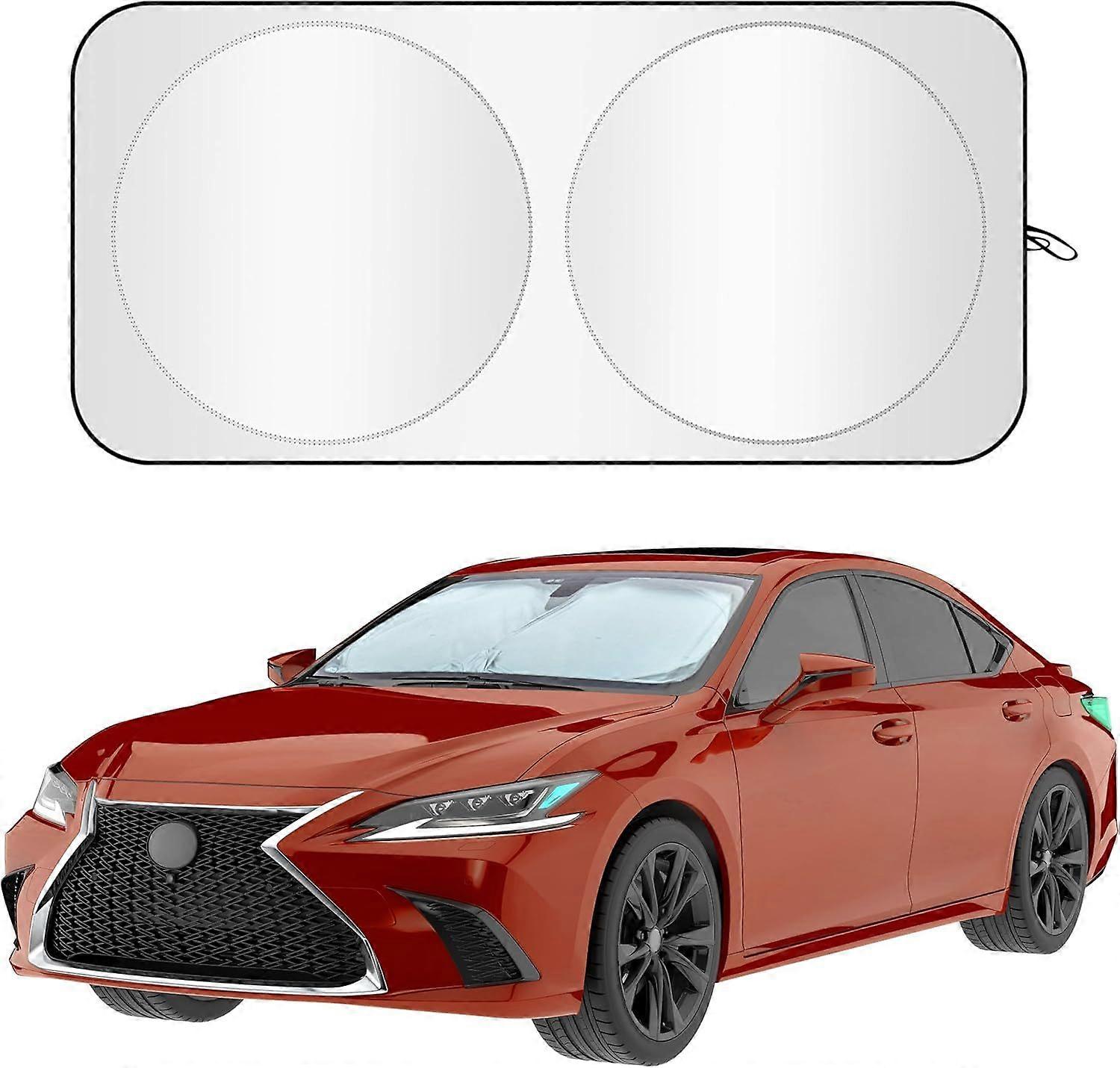 Autovir Circle Sunshade Medium for Car - 210 D