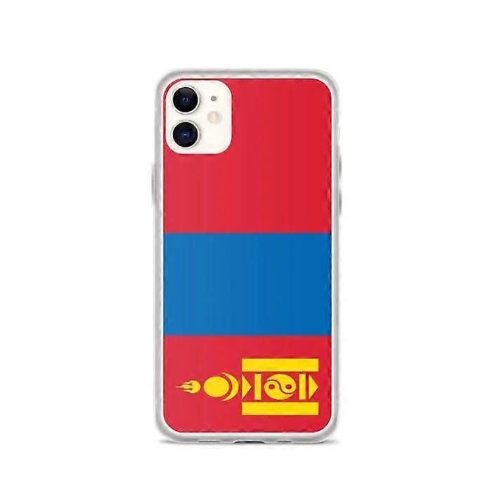 Phone case - iPhone - 11 - Flag of Mongolia - Soft silicone - Lightweight design