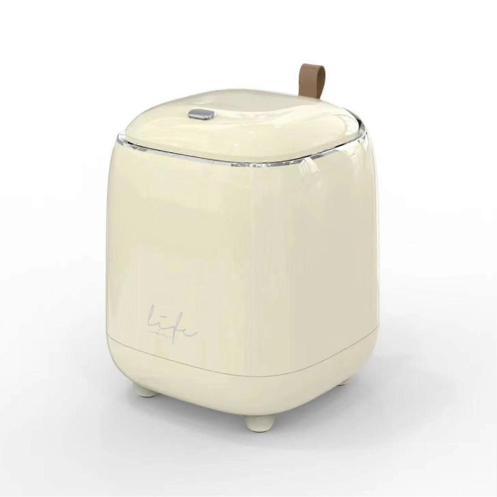 Tabletop Trash Can with Lid, 1 Gallon/4 Liter Mini Plastic Wastebasket Rubbish Bin, Portable Countertop Garbage Can with Removable Inner for Bathroom
