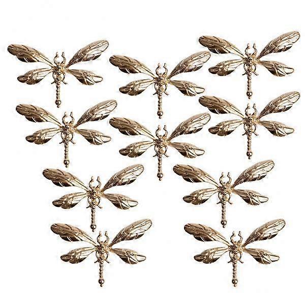 2- 10pcs Dragonfly Flatback Embellishments for DIY Wedding