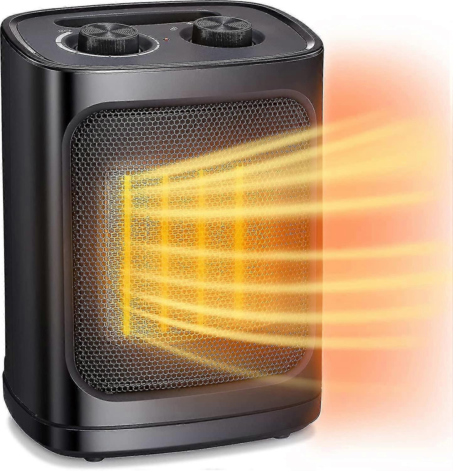 Portable electric heater Ceramic fan Small mini heater