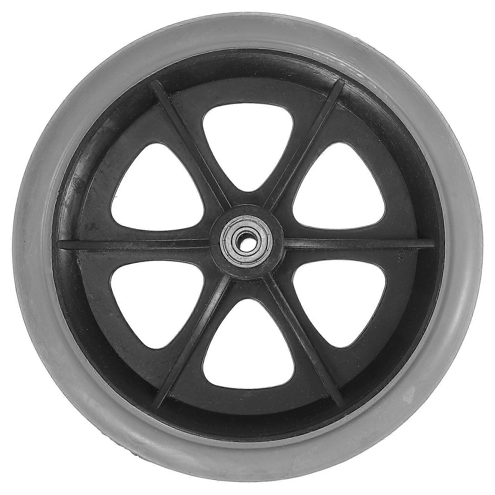 1pc 8-Inch Wheelchair Front Wheel Solid Tire Universal Wheel Accessory