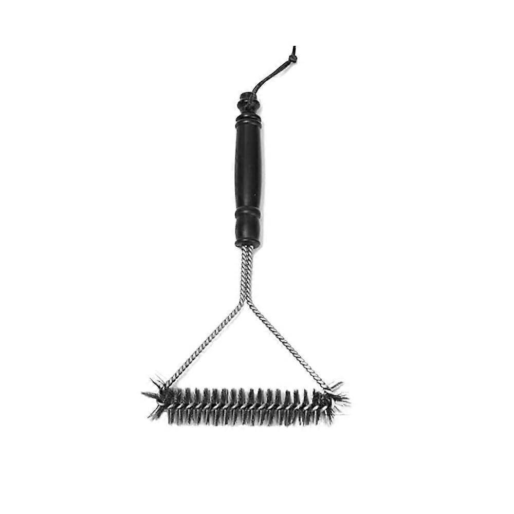 Grill Brush and Scraper Stainless Steel Wire Bristles Triangular Cleaning Tool 30.5 cm