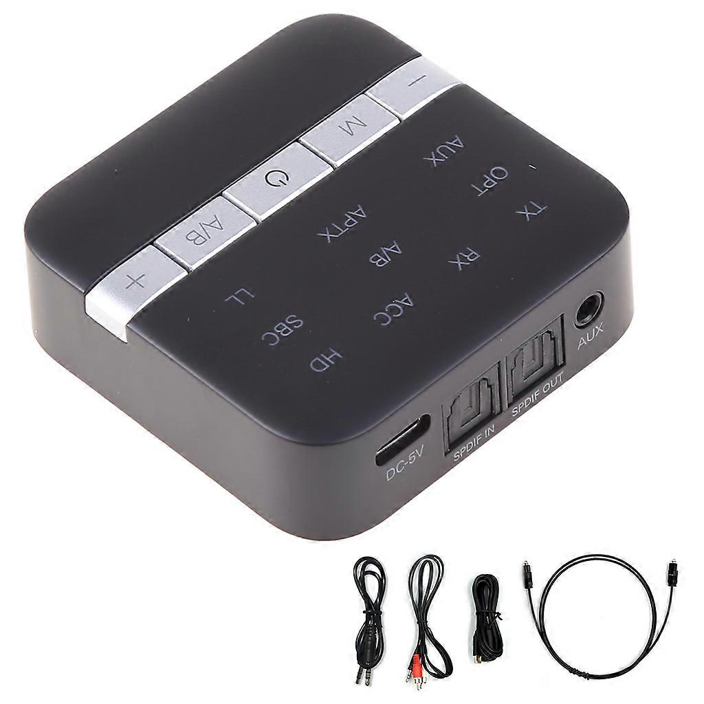 3,5 mm Bluetooth-kompatibler 5.0-Adapter mit geringer Latenz Bluetooth-kompatibler Senderempfänger Long Range Compact Mini