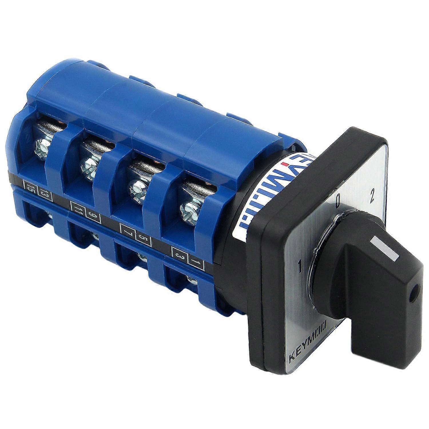 2025 Latest Model  63A Rotary Change-Over Switch, 4NO 4 NC 2-Way 660V Universal