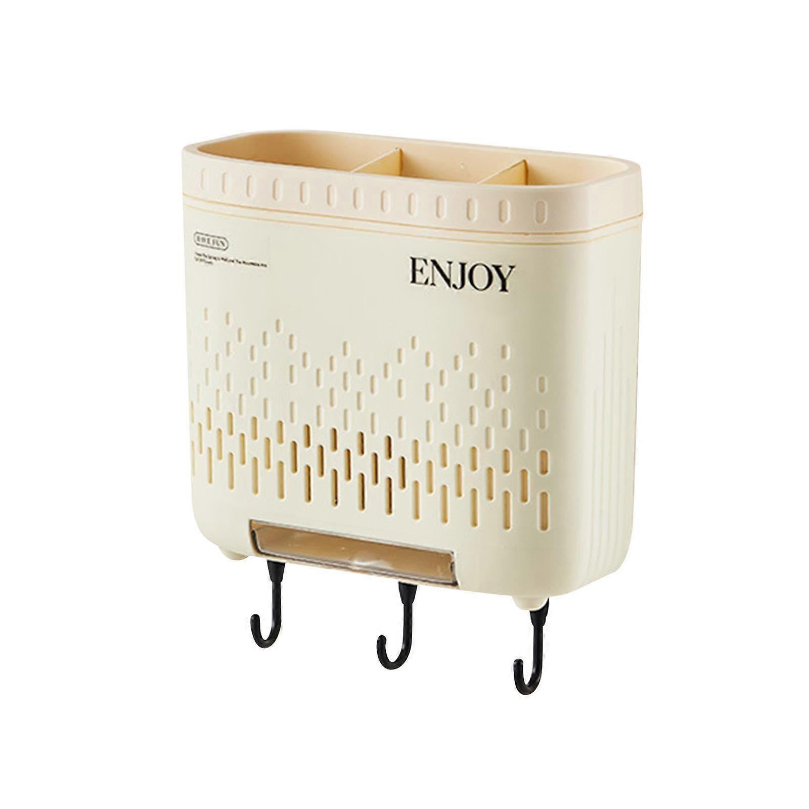 Kitchen Utensil Holder, Wall Mount Utensil Rack, Multi use Hanging Storage