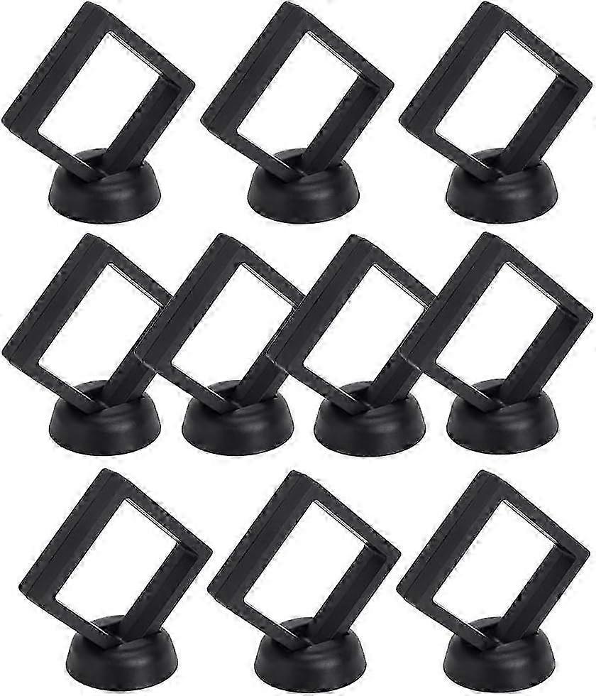 10pcs 3d floating showcase frame showcase clear display for aa medallion an p