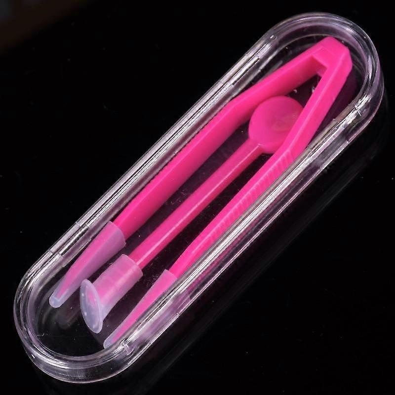 1 Set Color Contact Lens Case Box Tweezers and Suction Stick for Eyes Care Tool Contact Lenses Inserter Tools Contacts Case
