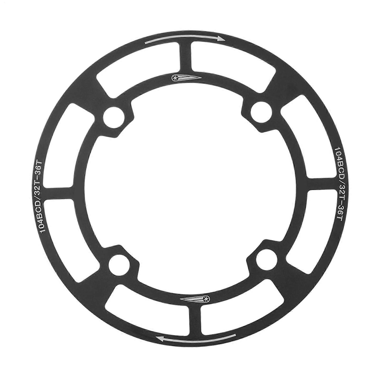 Cycling Sprocket Guard for Indoor Bike Stand, 4.09 Inch Alloy Design, Robust Protection for Road, Urban, Mountain Bikes