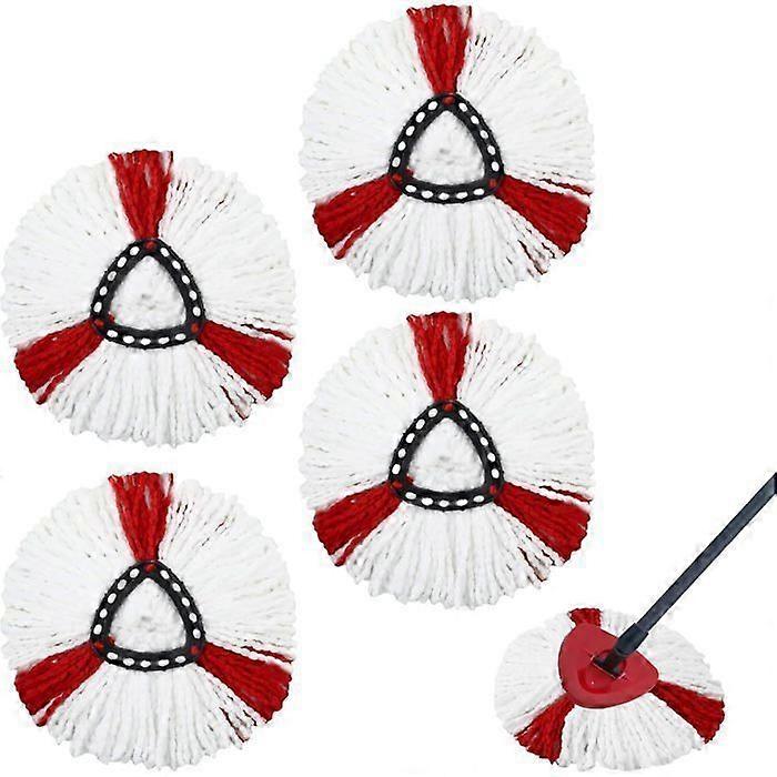 Replacement Mop Heads Compatible with O-Cedar EasyWring Mops 4 Pack - Mop Head Refill