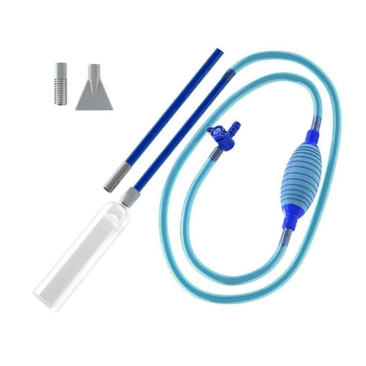 Manual Cordless Handheld Spa Vacuum Cleaner for Inflatable Hot Tubs with 10ft Flex Hose, Portable