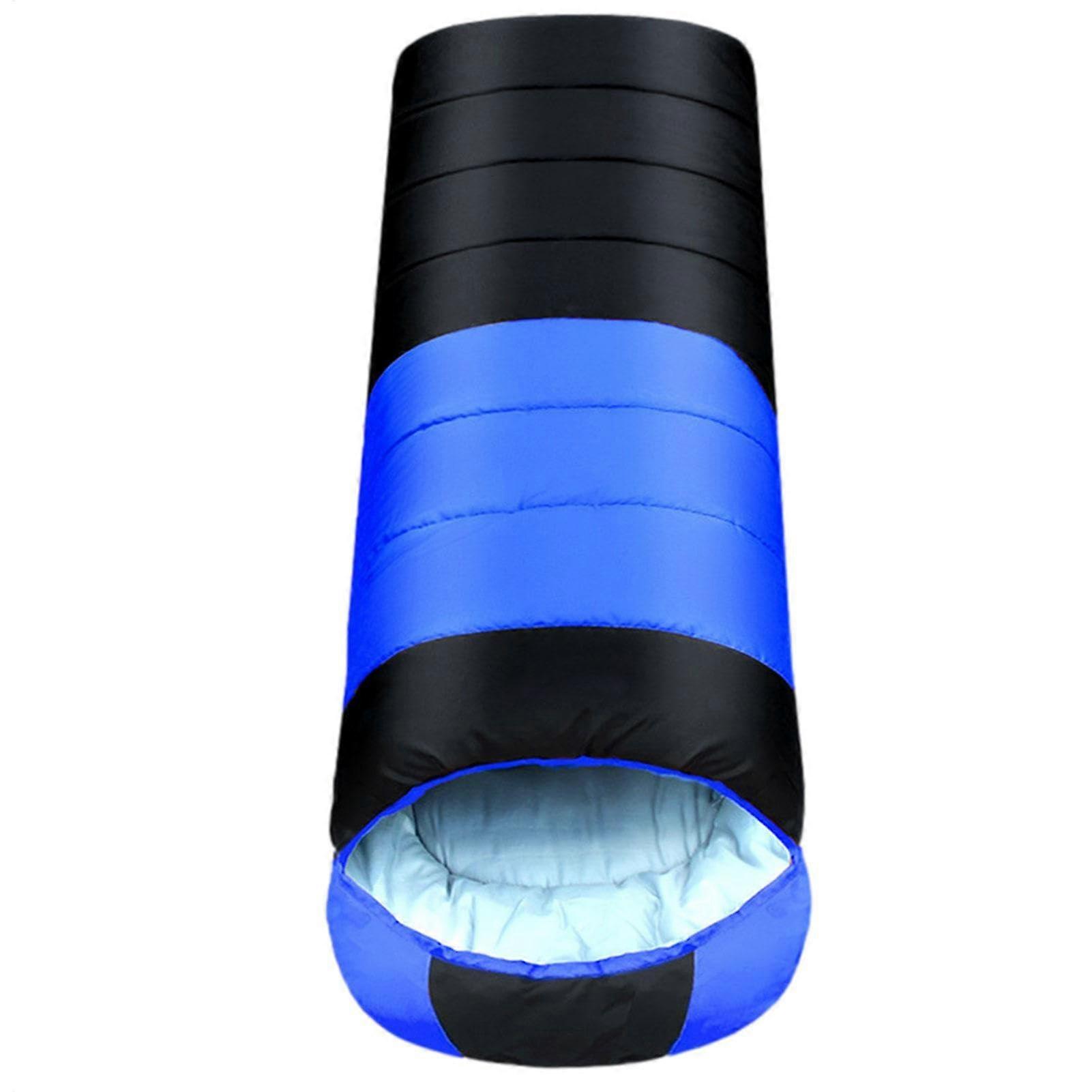 Sleeping Bag for Cold Weather, Hiking, Compression Bag Blue 1900g