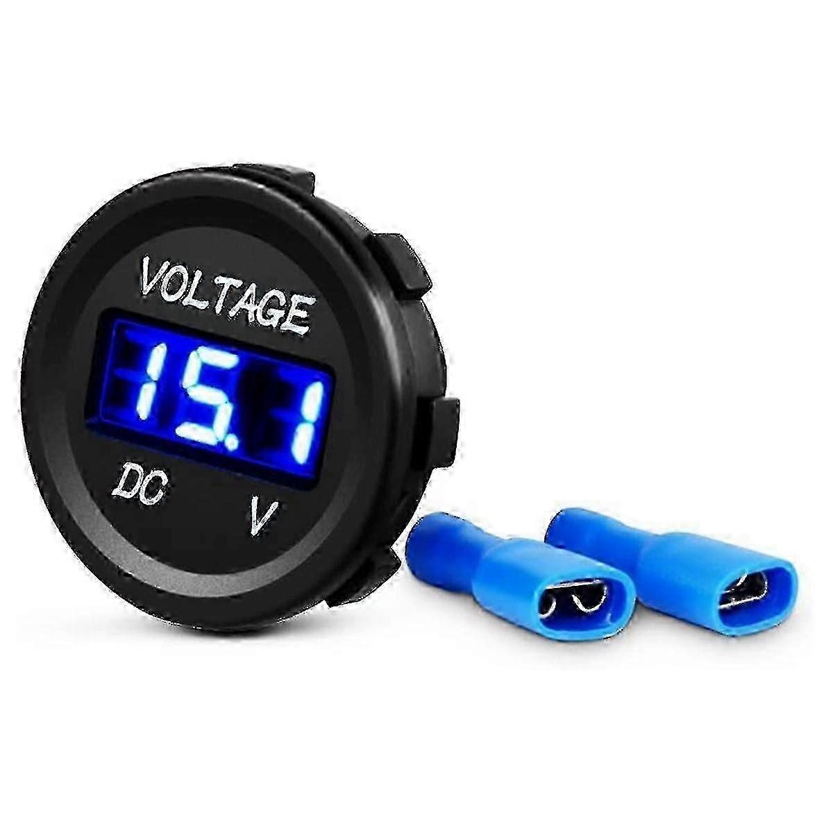 Dc 12v Led Panel Digital Voltage Meter Display Voltmeter For Boat Marine Vehicle Motorcycle Truck A XXF hwy