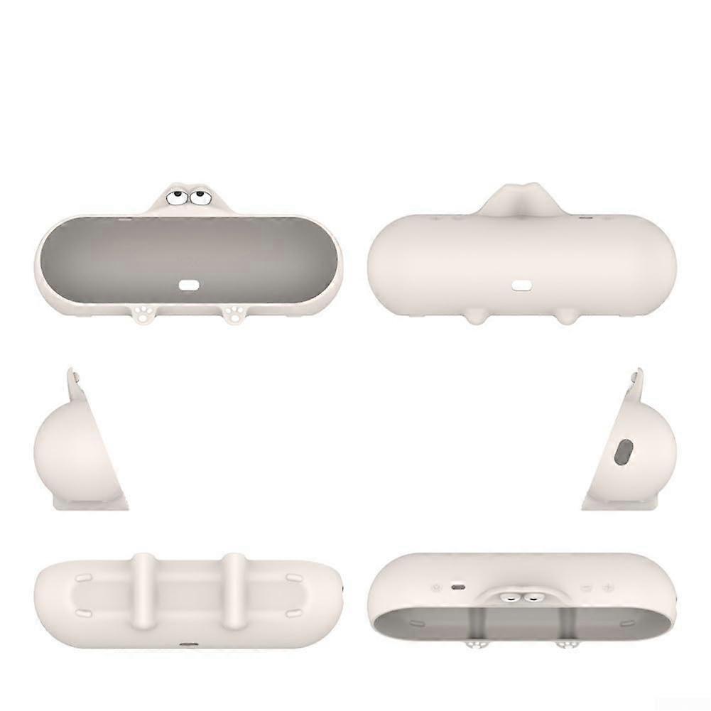 Silicone Case Slim Functional Scratch Protection White Compatible Speaker Cover for Beats Pill 2024
