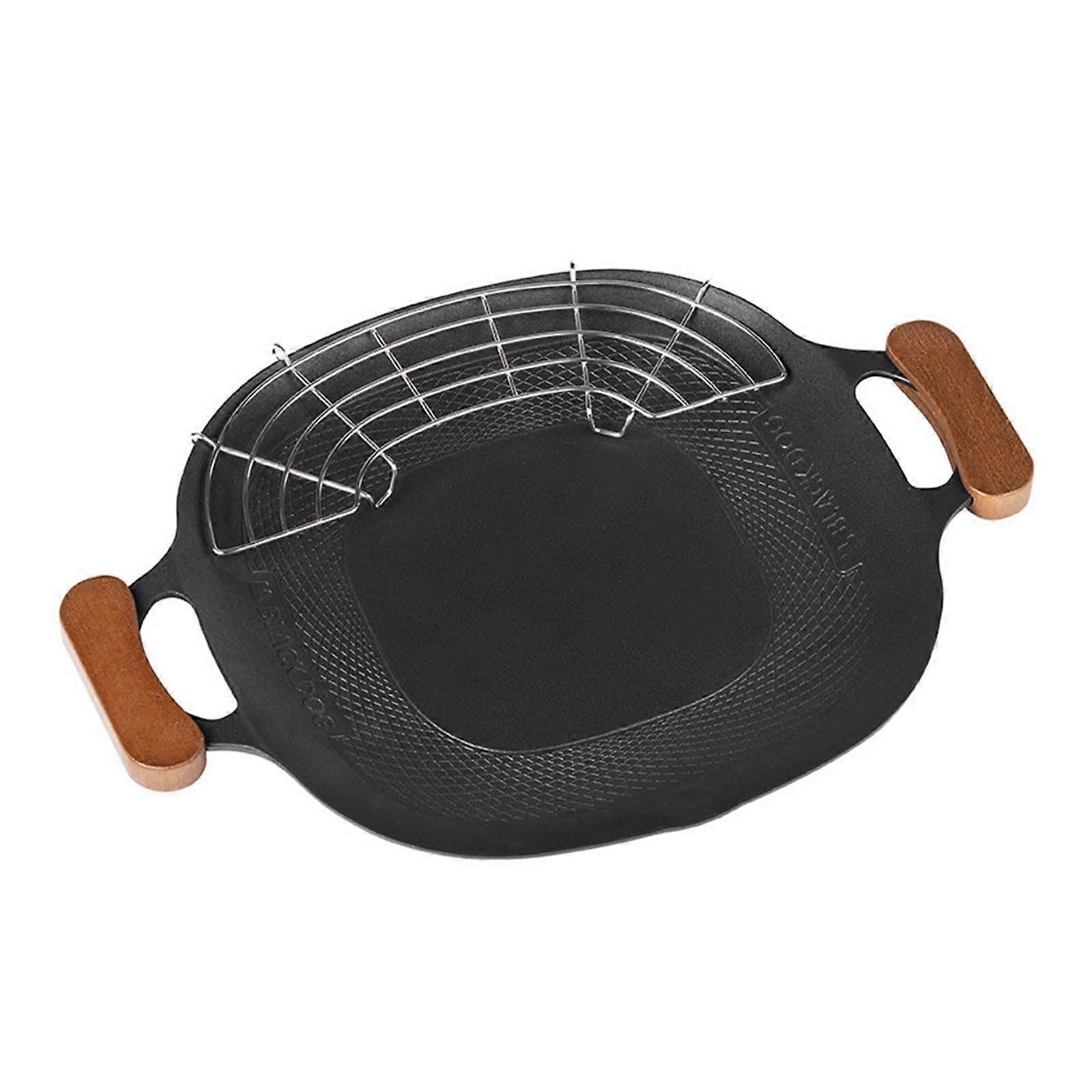 Lightweight Cooking Tray For Camping Wilderness Cookware Roasting And Grilling Plate For BBQs And Hiking