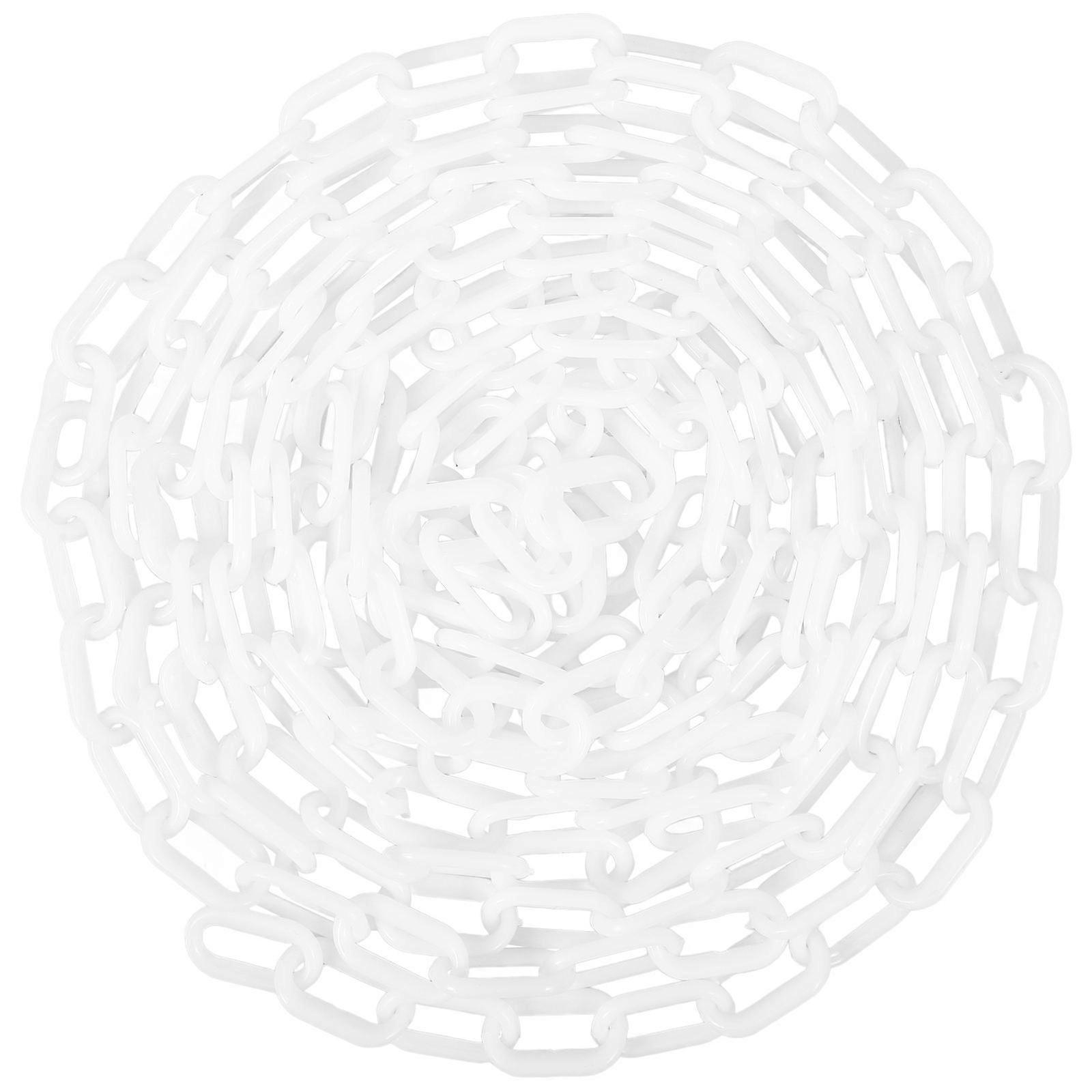 It sounds like you're referring to a **safety barrier chain** used for **crowd control, traffic management, driveway access, or parking control**.