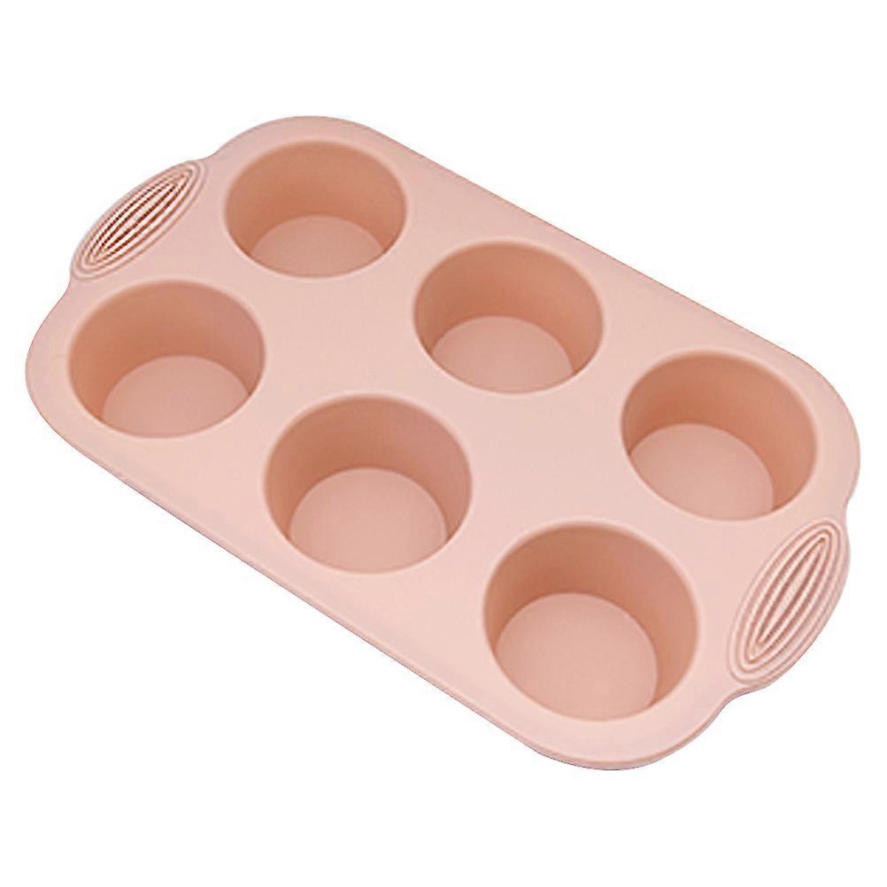 Fondant Molds Silicone Baking Pan Pink Cup Shape Heat Resistant Reusable 1Pcs