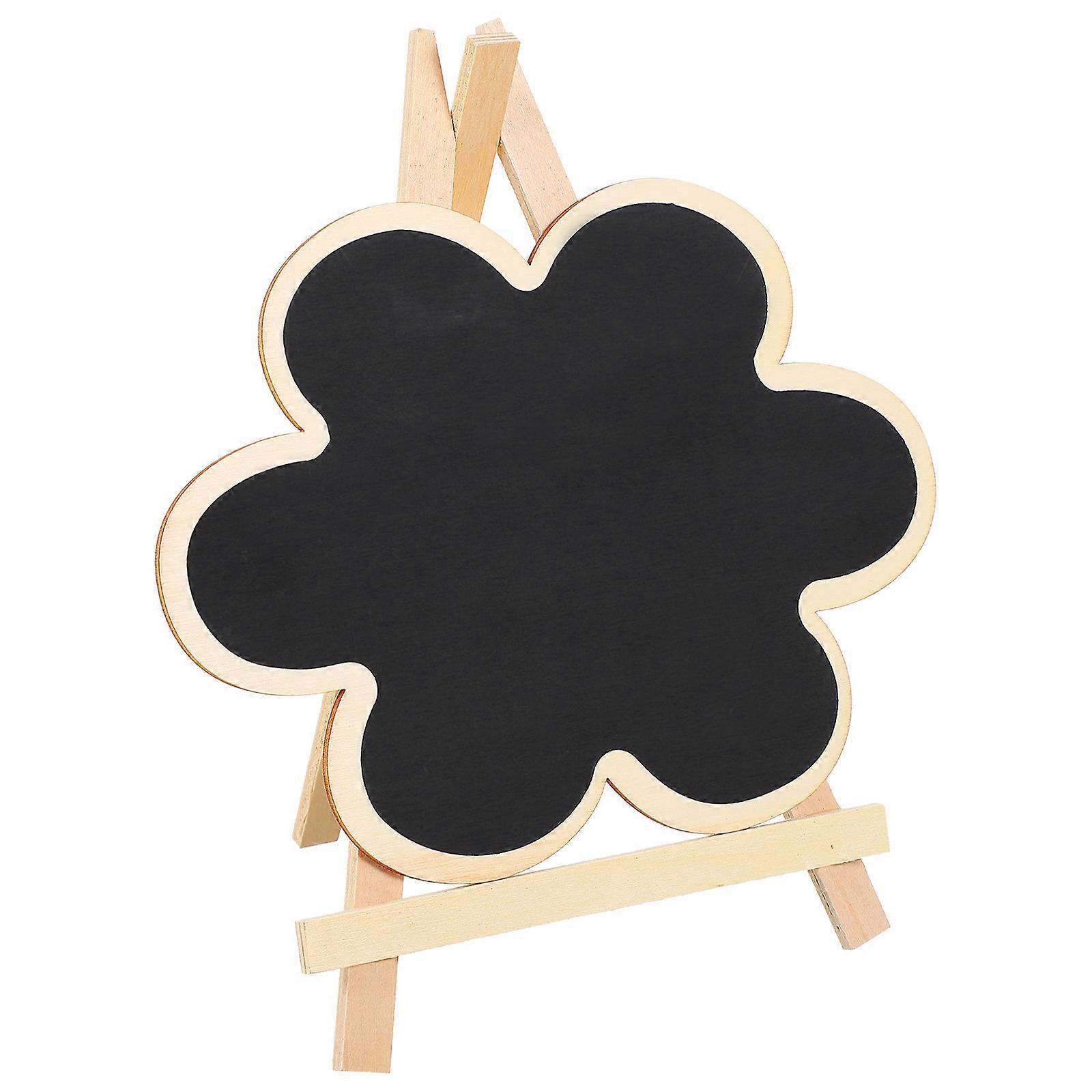Wood Chalkboard Sign for Tabletop Display – Decorative Message Board for Home Decor, Events, and Crafts