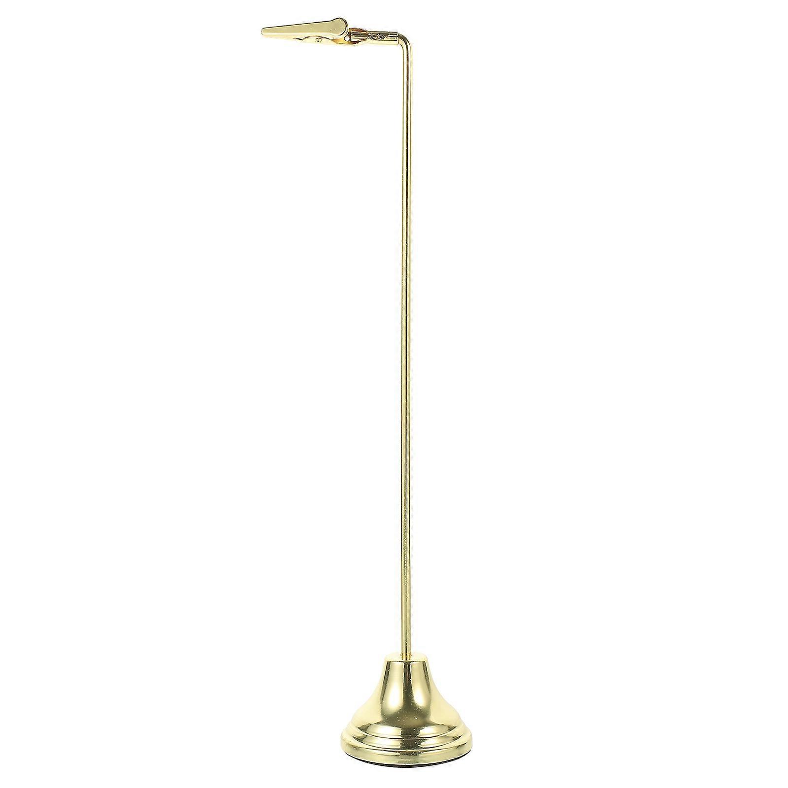 Incense Stick Holder Metal With Clip For Golden Color 1Pack