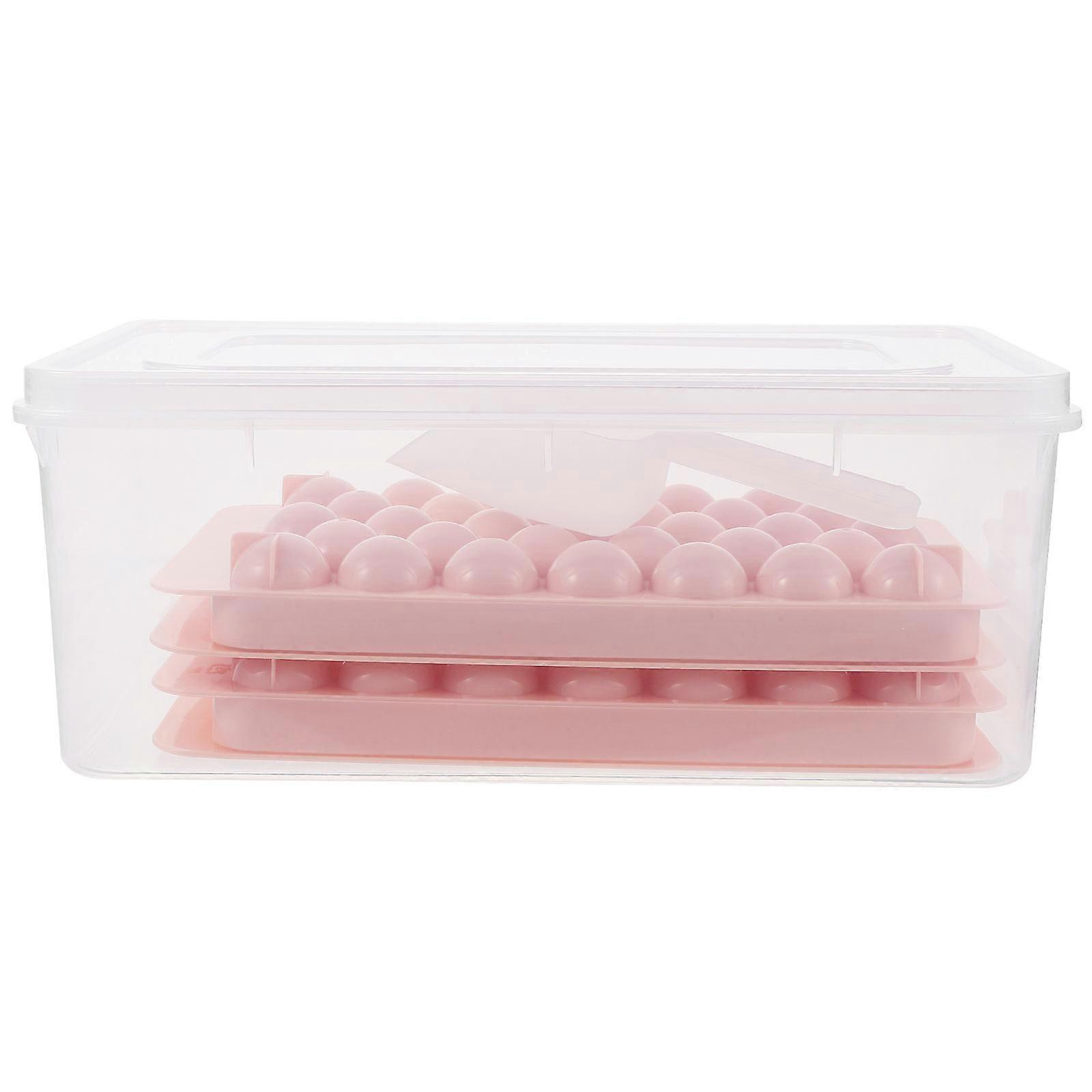 Cavity Ball Ice Cube Tray with Quick Demould, Dustproof Double Layer Design for Home, Parties, and Bars – Ideal for Summer Refreshments