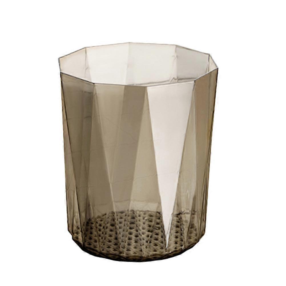 1Pc Thick Transparent Storage Box Trash Can for Home Bedroom
