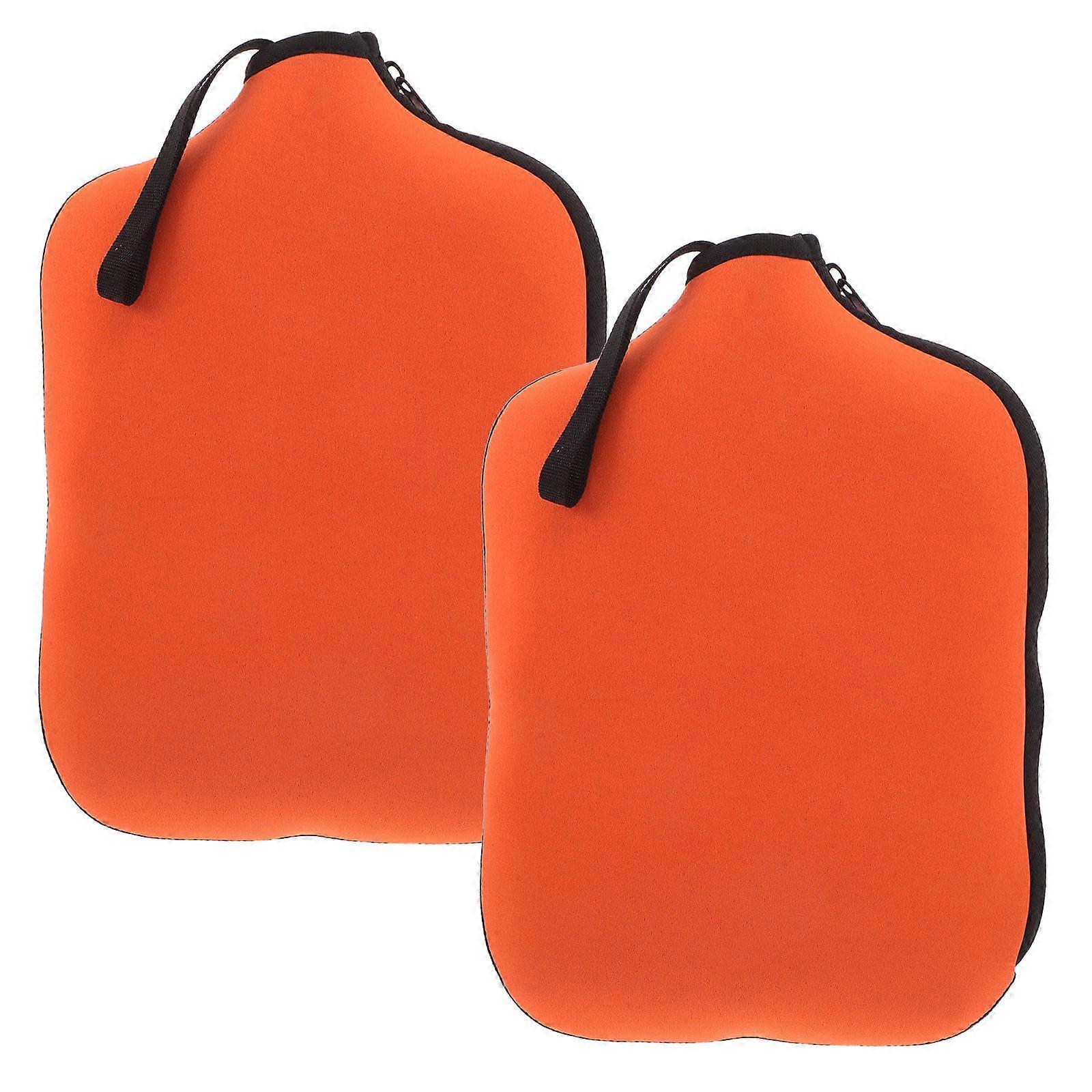 Pickleball Paddle Carrying Cover Rubber Paddle Covers Protection Waterproof Storage For Beach Tennis Racket Bag 2Set