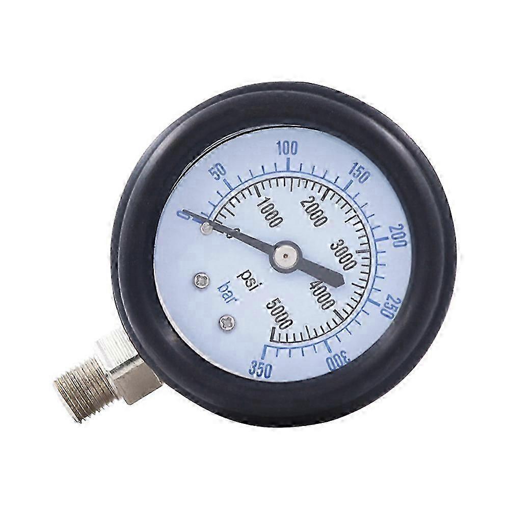 PCP Scuba Diving Air Vertical Manometer for Fill Station Double-Range 350Bar High Pressure Gauge 1/