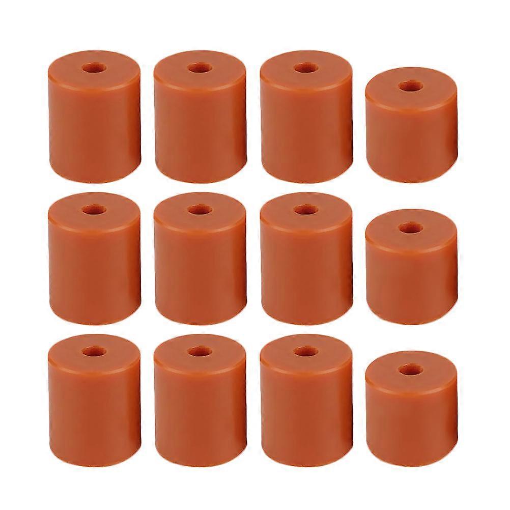 Silicone Stable Heatbed Column 3D Printing Orange 1.80X1.60X1.60CM Leveling Replacement for Springs 12Pcs