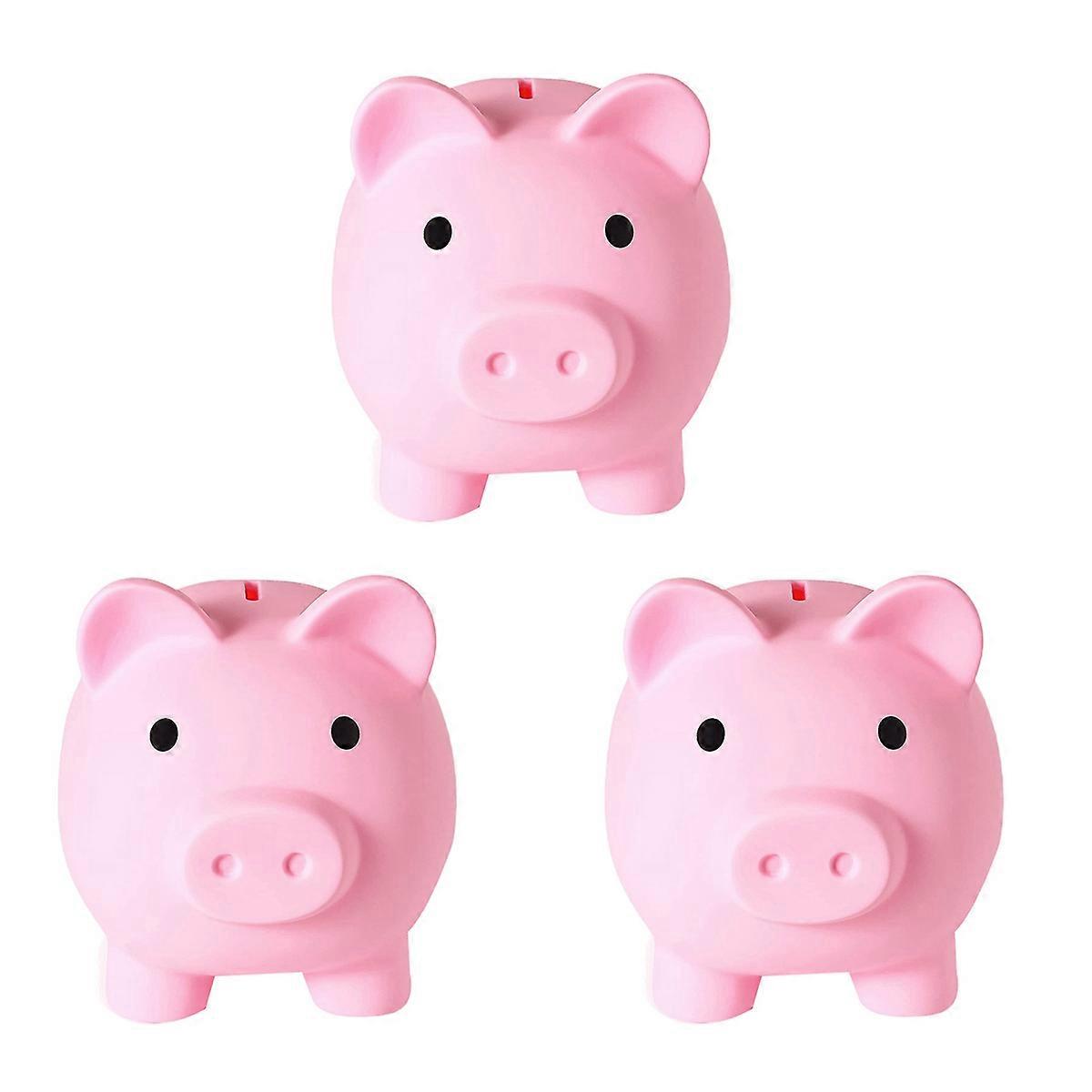 大きな貯金箱、壊れないプラスチックマネーバンク、女の子のためのコインバンク、バートのための実用的なギフト