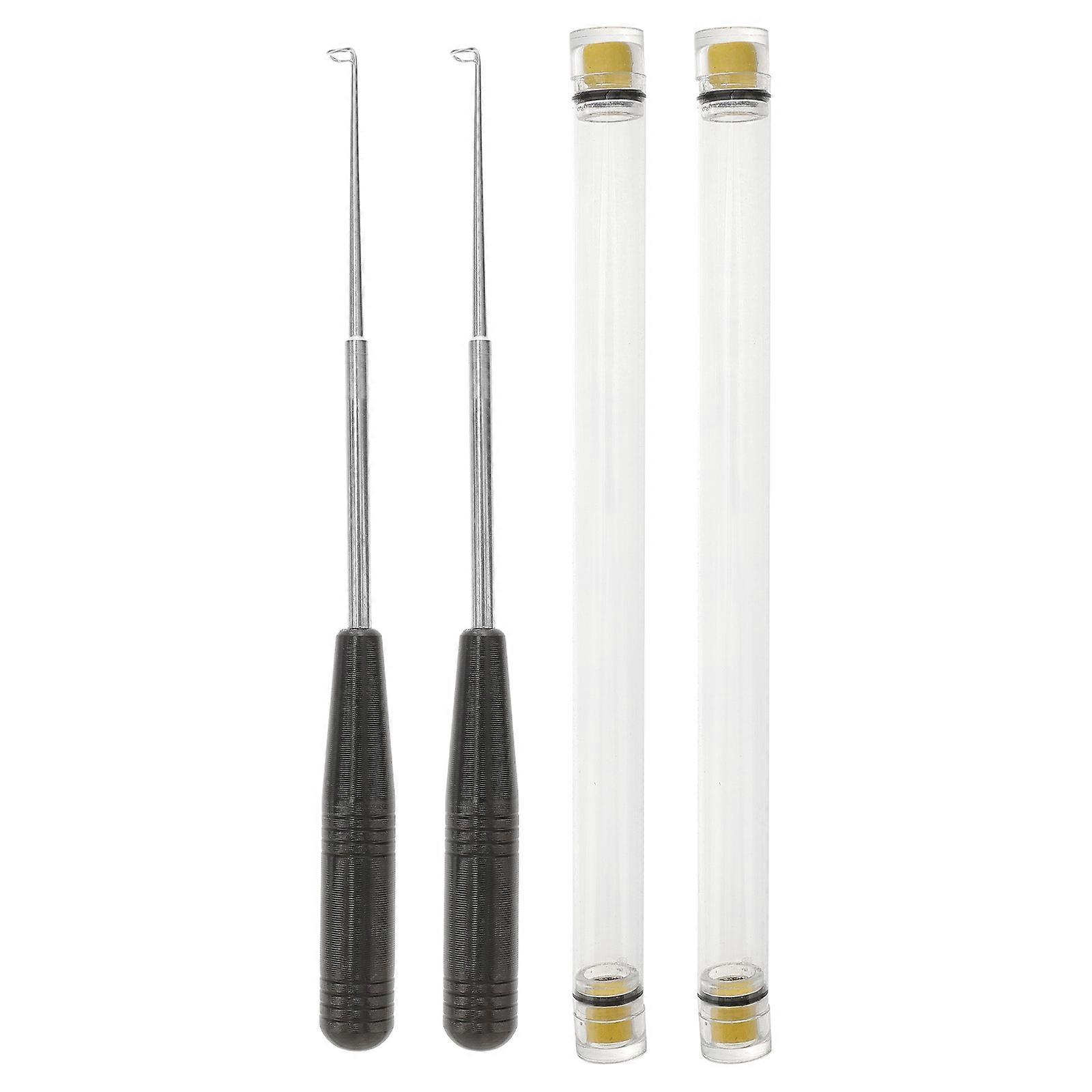 Multi-Functional Hook Remover Fishing Equipment Non-Slip Handle 16X1.1CM 2Pcs