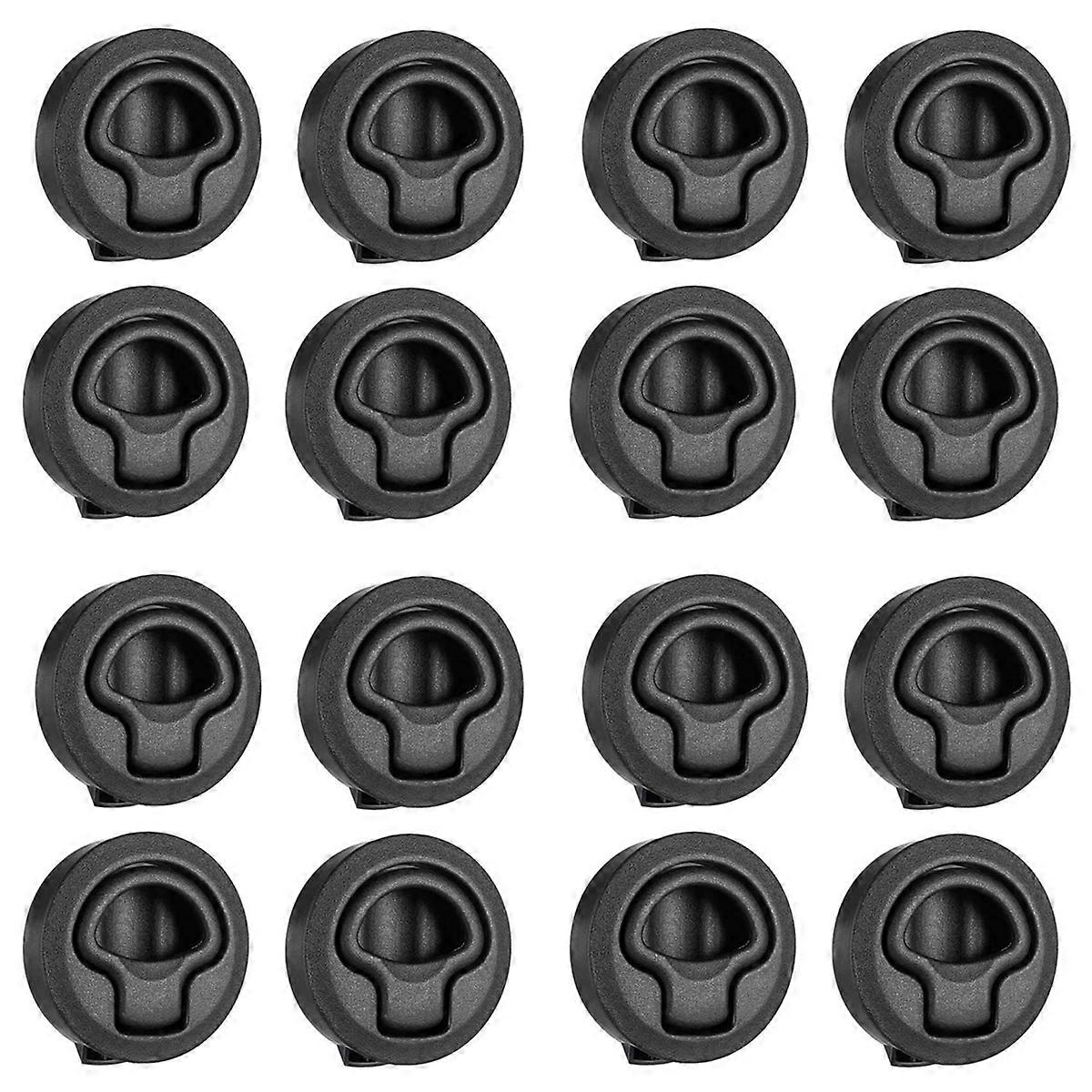 4Pcs/Set Round Pull Latch Lock Hardware for RV Yacht Boat Deck Hatch