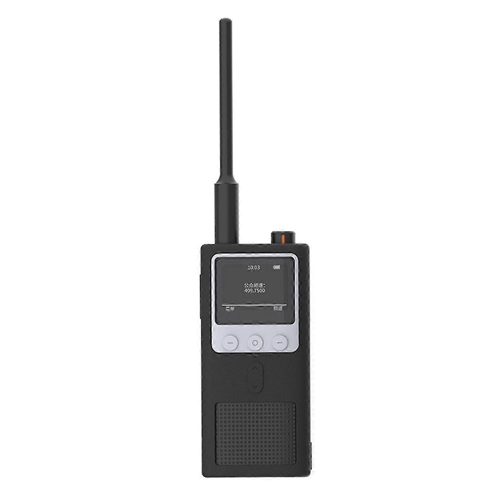 Fleixble Housing Cover Two Way Radio Soft Skin for 3 2024 Scratchproof Case Full Coverage Sleeve pure black