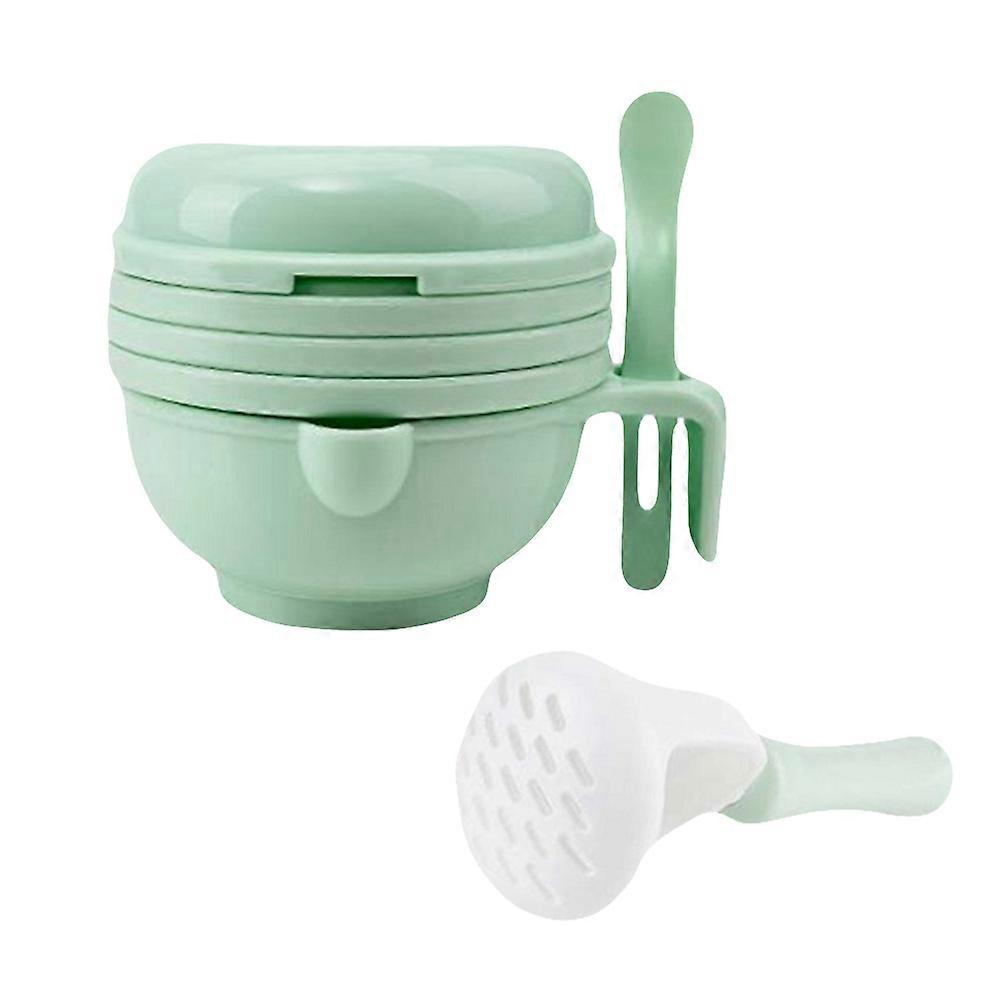 Infant Food Grinding Bowl Multi-Functional Parents 12x11x7cm Grinding Paste 1Set