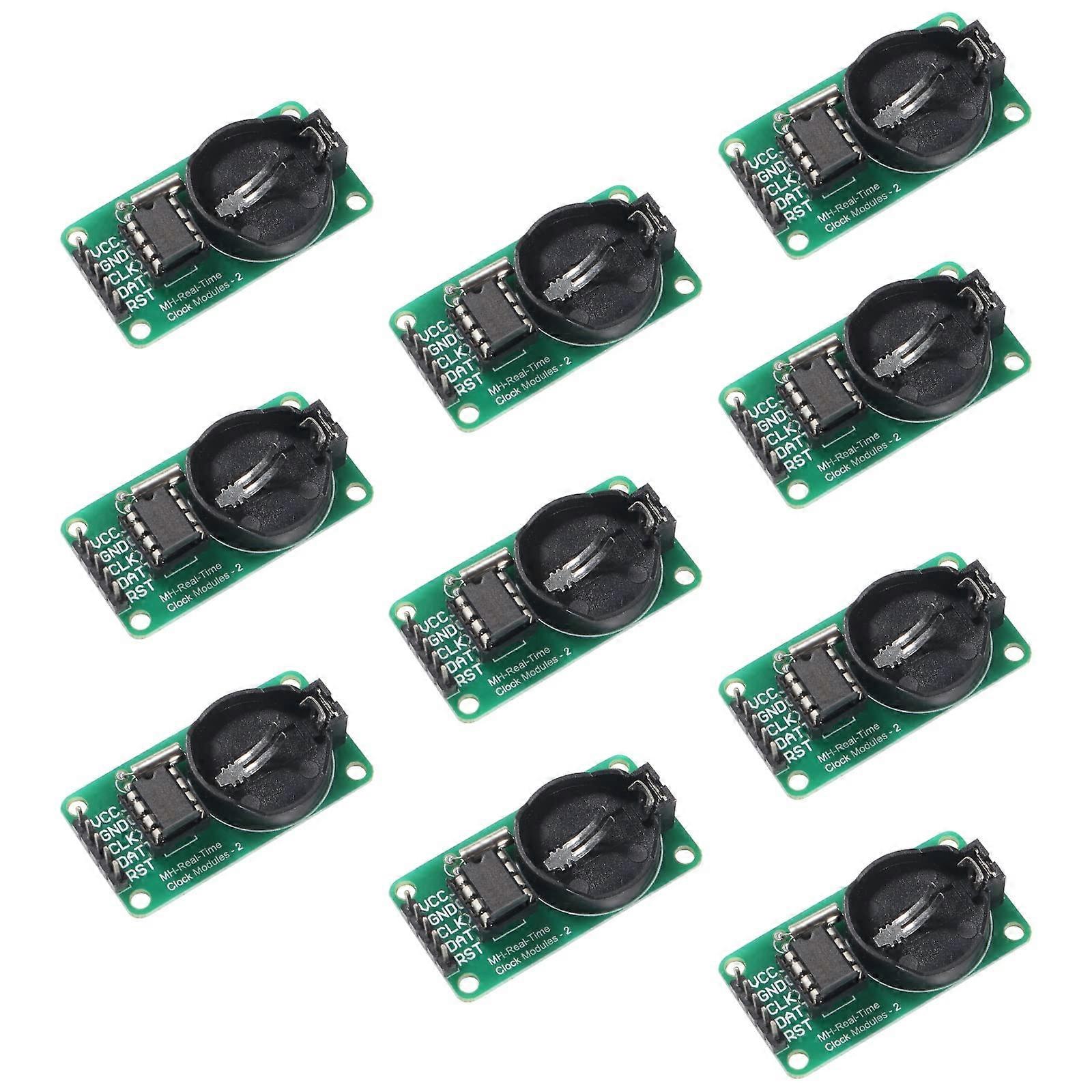 DS1302 Serial Real Time Clock RTC Real Time Clock Module Compatible With Arduino And Raspberry Pi (Pack Of 10)