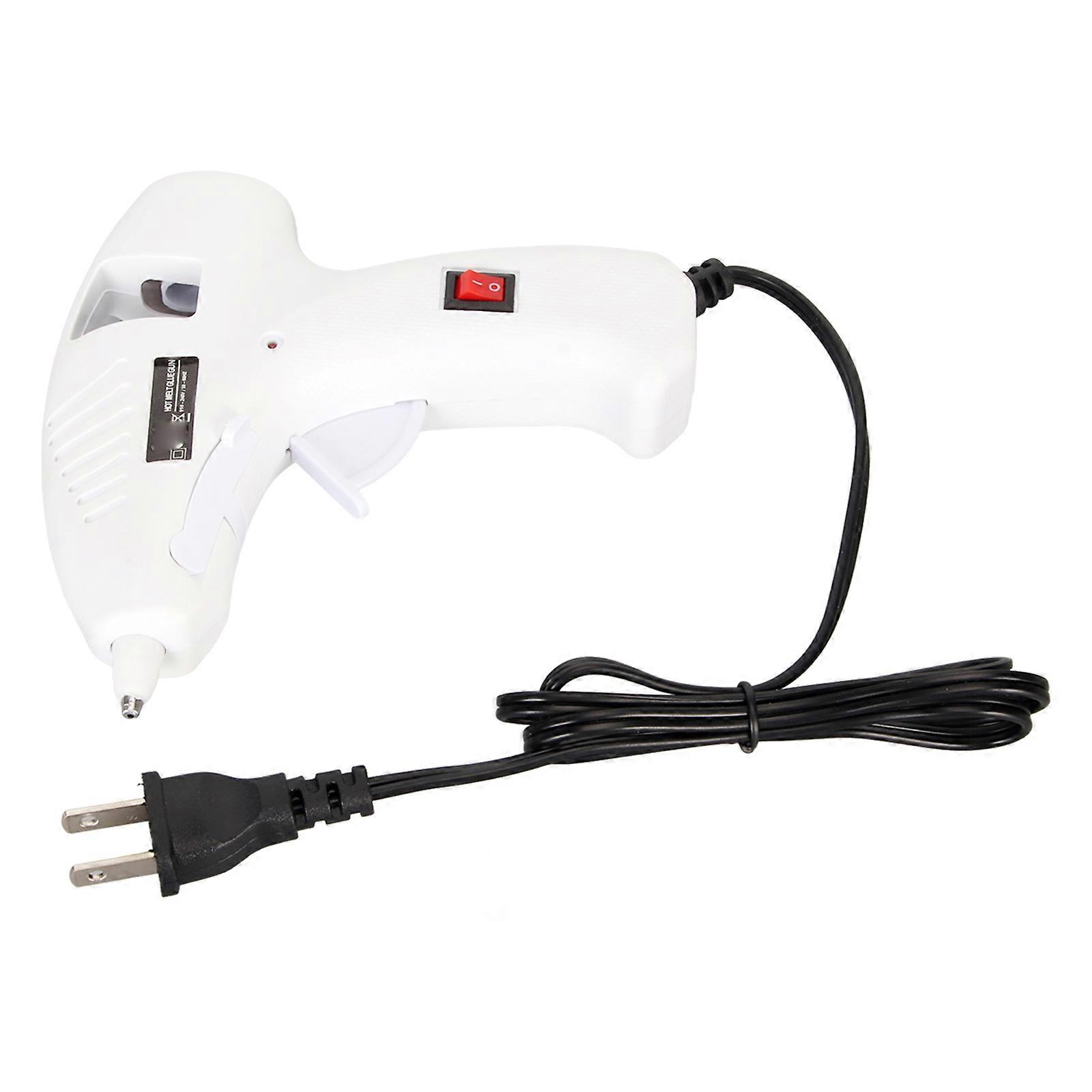 Hot Glue Melter 20W Fast Preheating Ergonomic Handle Foldable Stand Hot Glue Melting Tool for 7mm Sticks