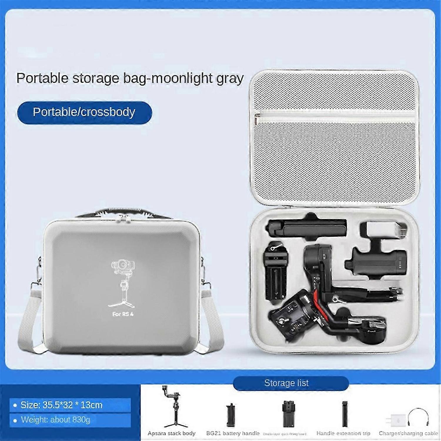 For 4 Storage Case Gimbal Stabilizer Accessories Handbag RS4 Suitcase Hardshell
